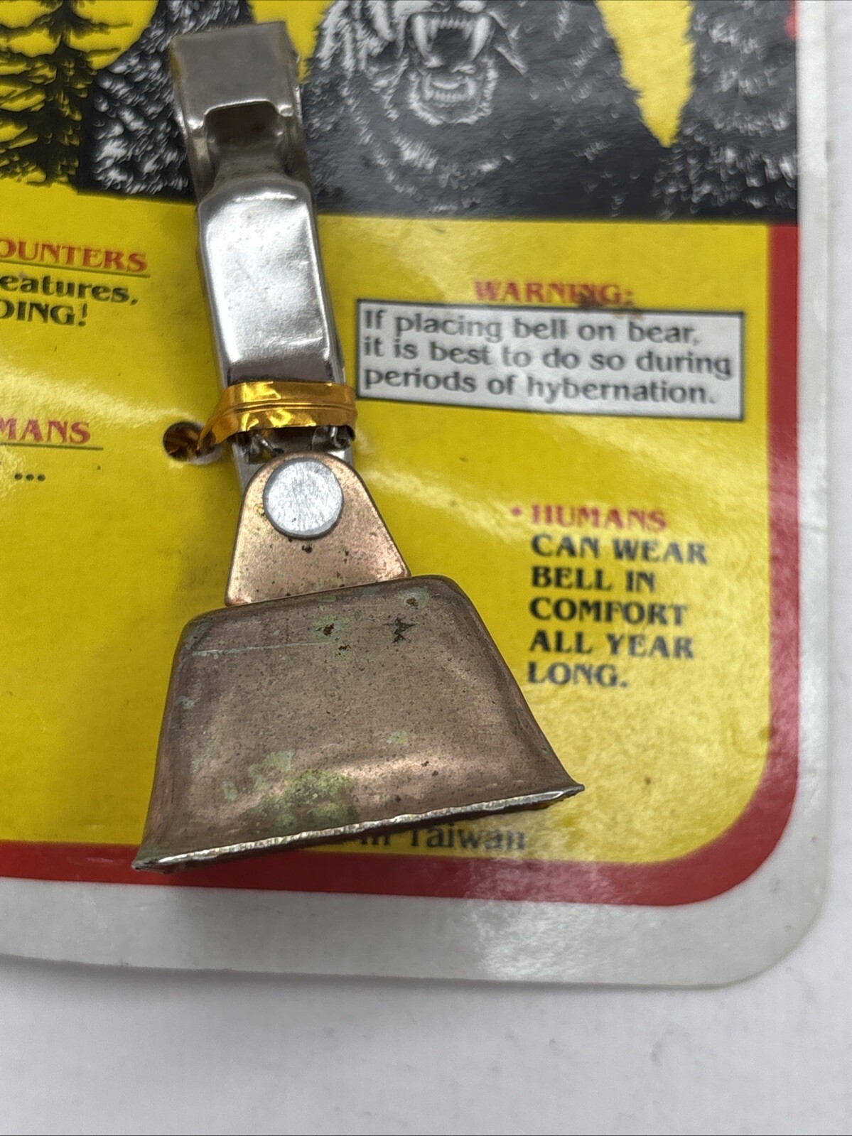 Vintage Official Bear Bell Warning Bell Taiwan