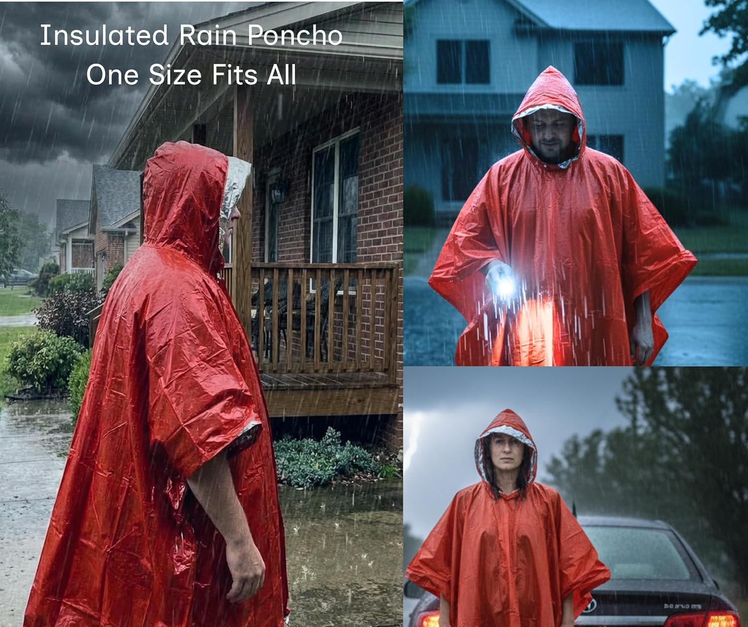 Emergency Survival Kit for Hurricane, Storm, Tornado Preparedness | Insulated Po