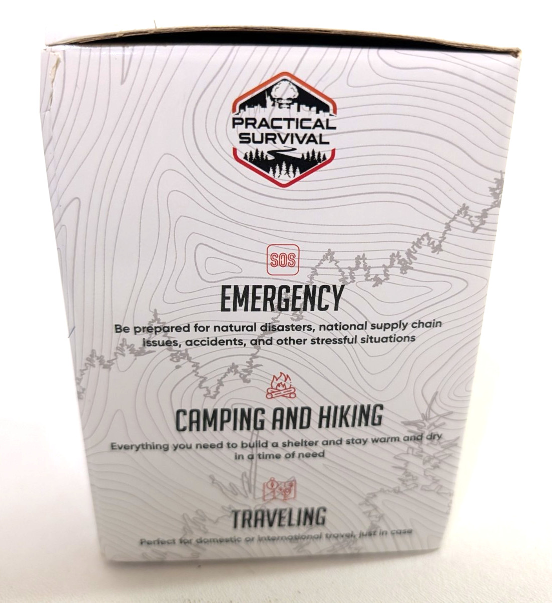 Practical Survival 10 Piece Emergency Kit – Tent, Sleeping Bag, Cold/Warm Poncho