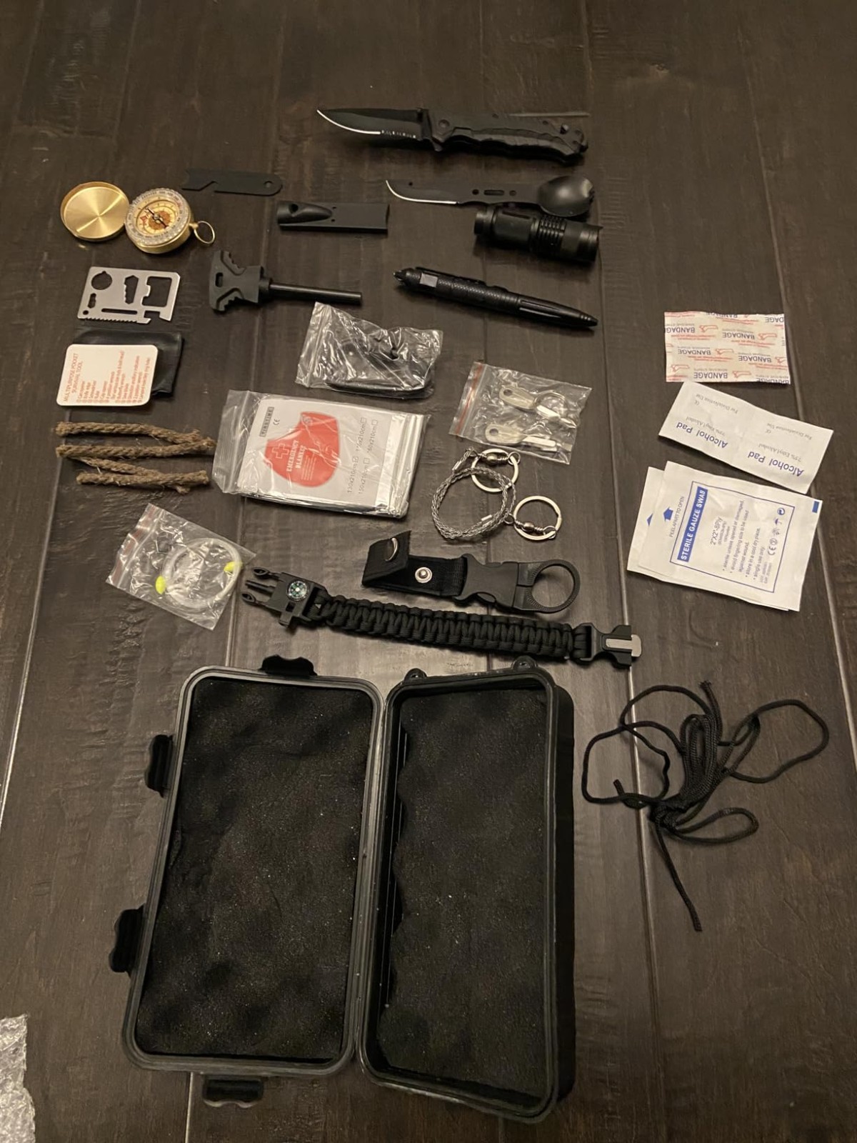 35 in 1 Emergency Survival Kit: Life-Saving Tools for Adventurers and Travelers