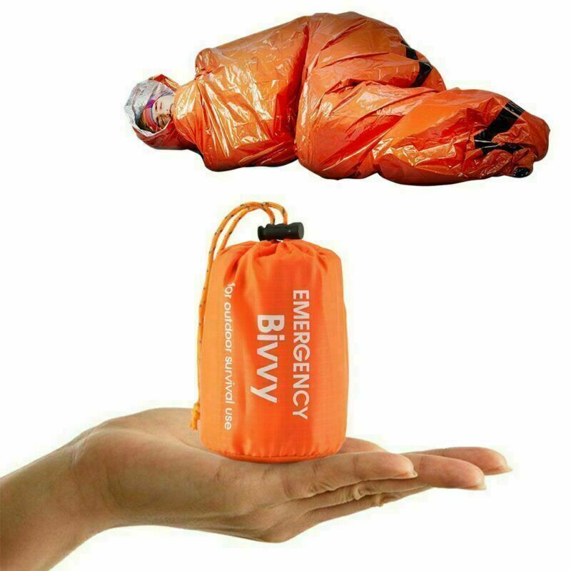 1-5Pack Emergency Sleeping Bags Thermal Blanket Waterproof Outdoor Survival Gear