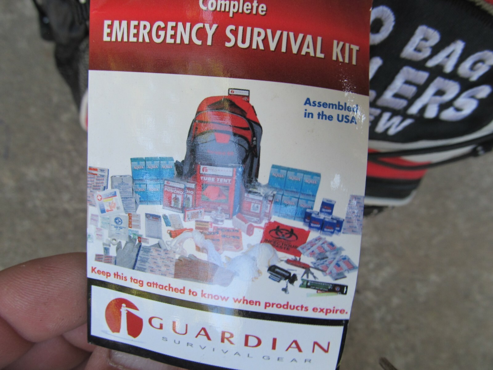 Ashton Kutcher Killers Movie Guardian 2 Person Survival Kit Go Bag