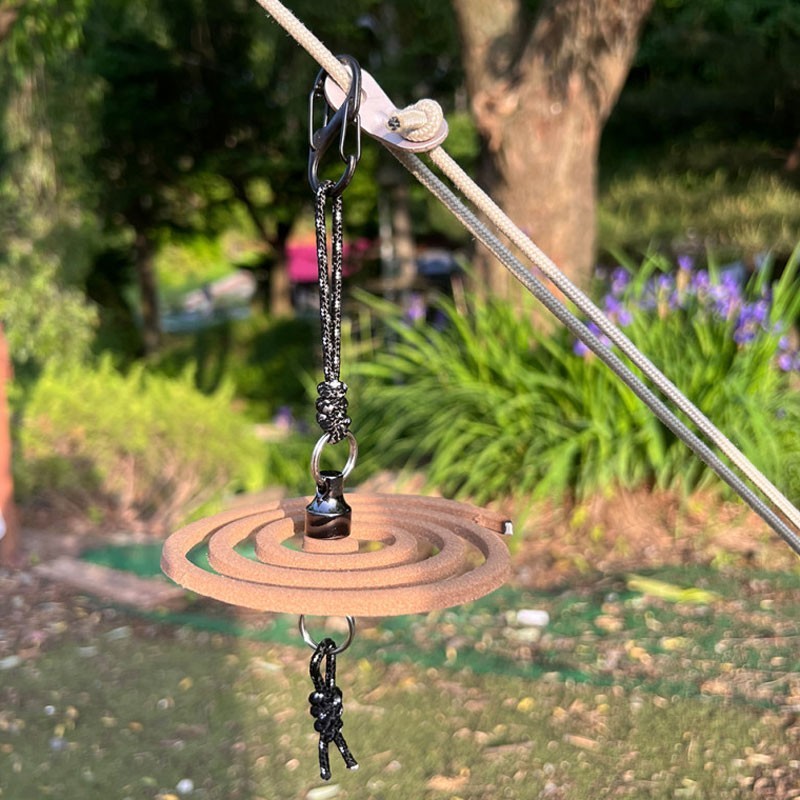 Magnetic Mosquito Coil Holder Hanging Incense Coil Clip Compact Outdoor Camp