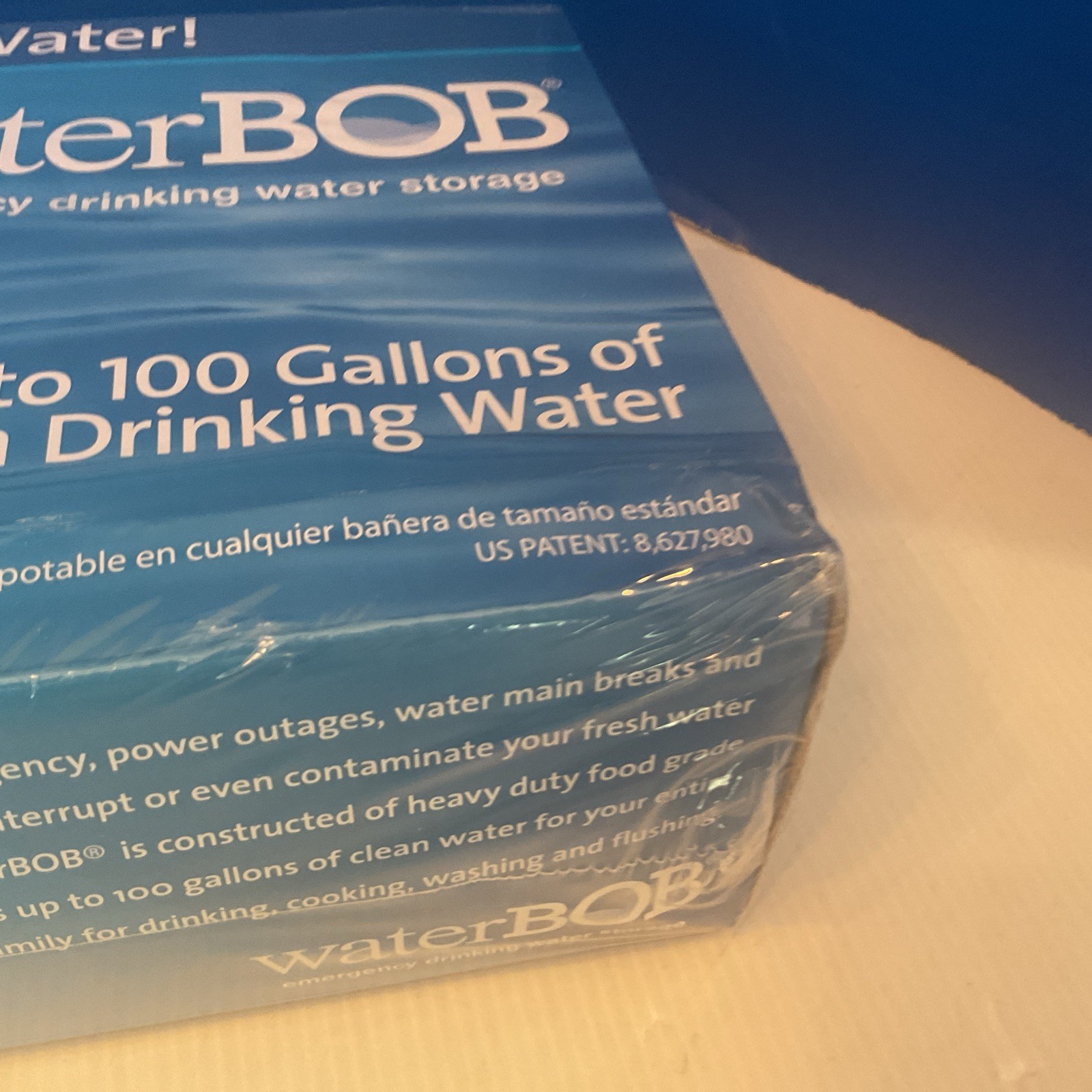 Waterbob Emergency Drinking Water Storage 100 Gallon Survival BRAND NEW SEALED