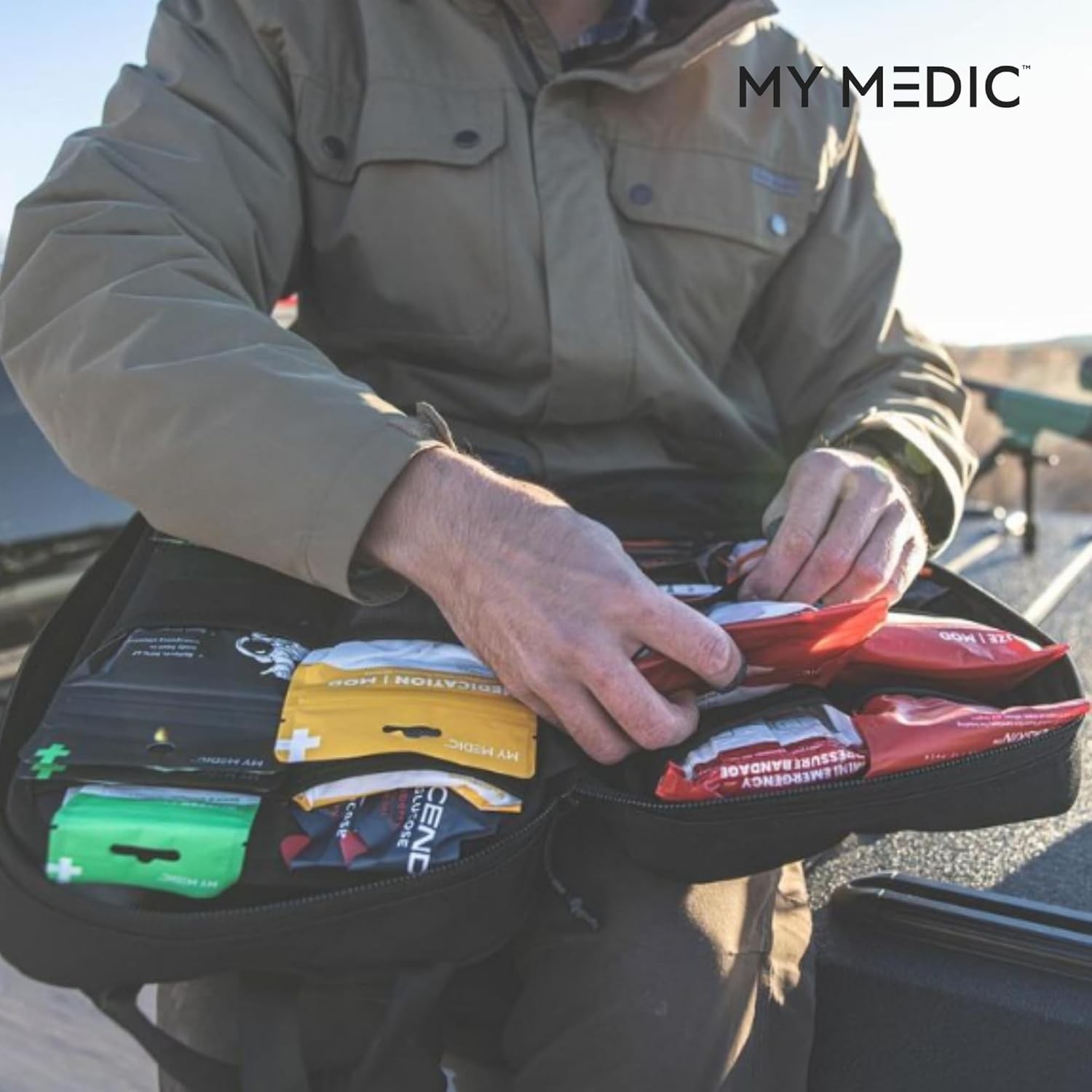 Large Medical Kit Emergency First Aid Survival Supplies Travel Bag Ready Car