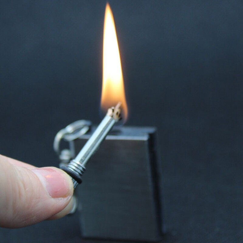 Mini Waterproof Outdoor Lighter Pocket Camping Hiking Fire Starter Match Keyring