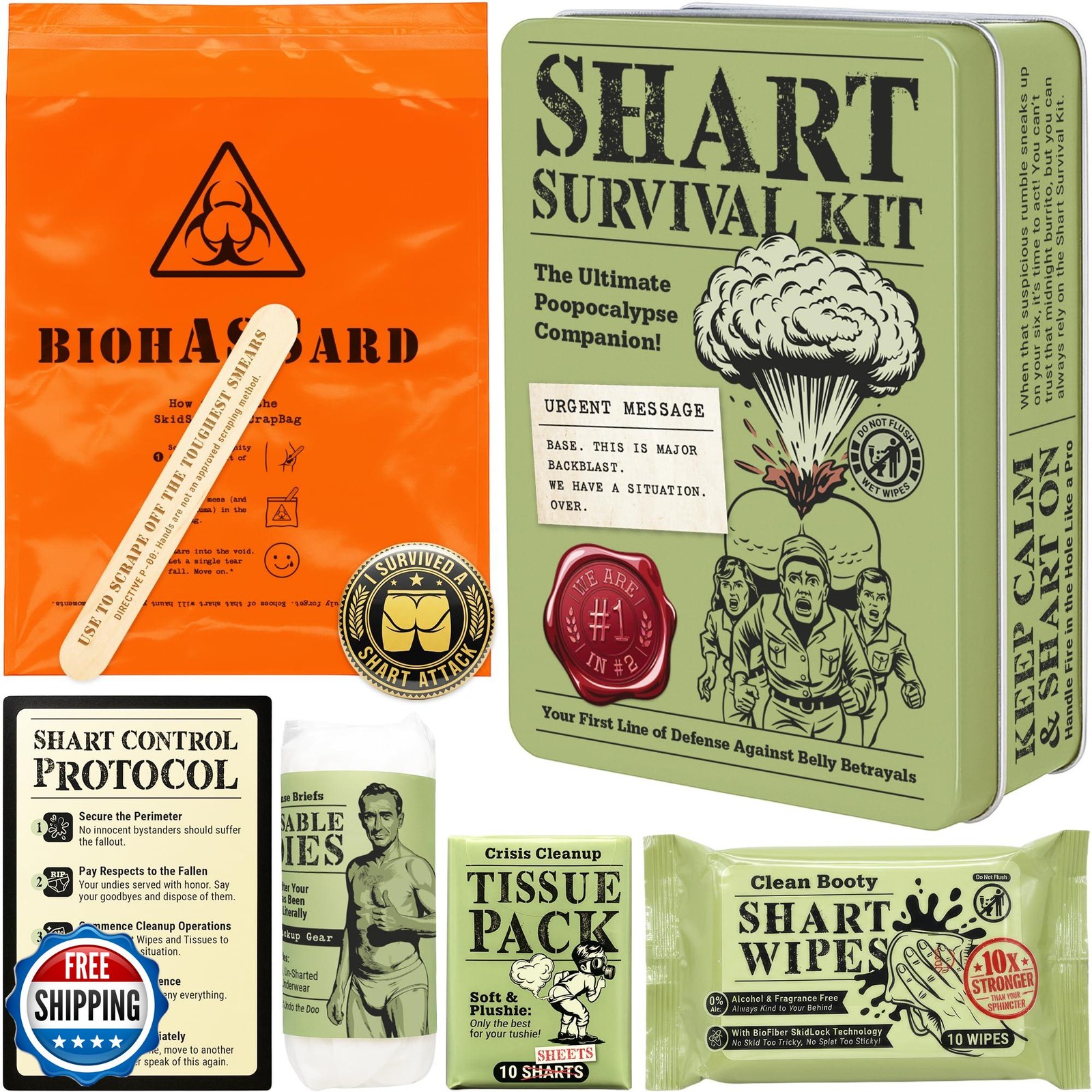 Witty Yeti’s Military-Grade Shart Survival Kit for When Your Butt