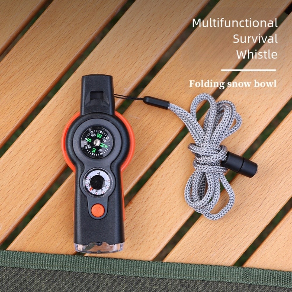 Loud Sound Signal Outdoor Tools Compact Design LED Light Function Weight: 26g