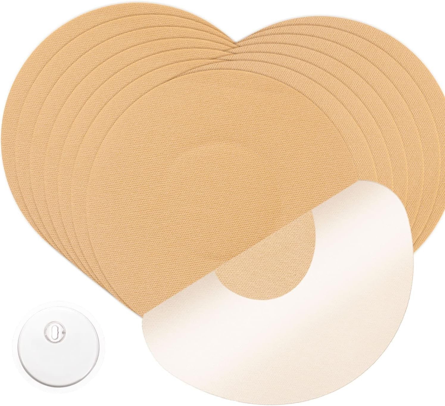 20 Pack Libre 3 Waterproof Breathable Sensor Patches No Glue Center