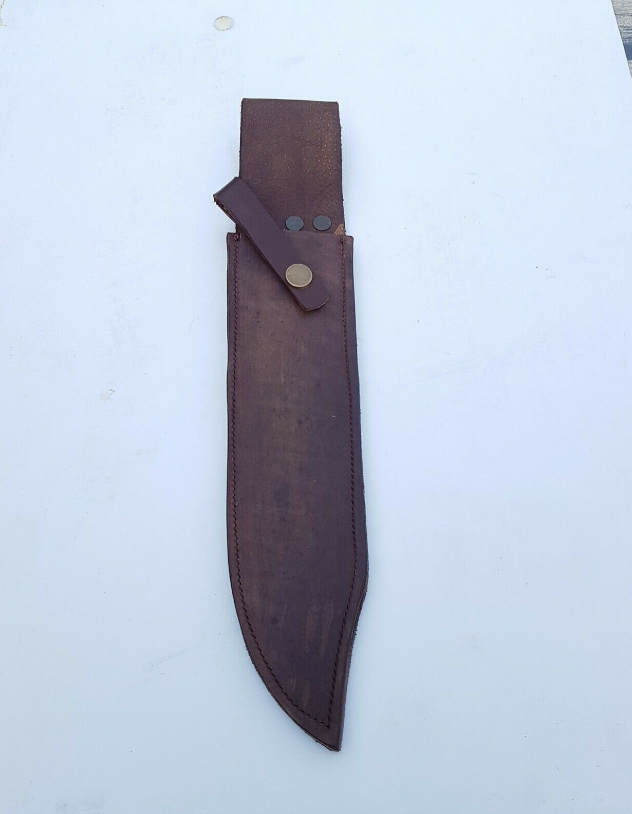 Leather Sheath for Schrade Uncle Henry Bowie Knife Bushcraft Survival Rambo