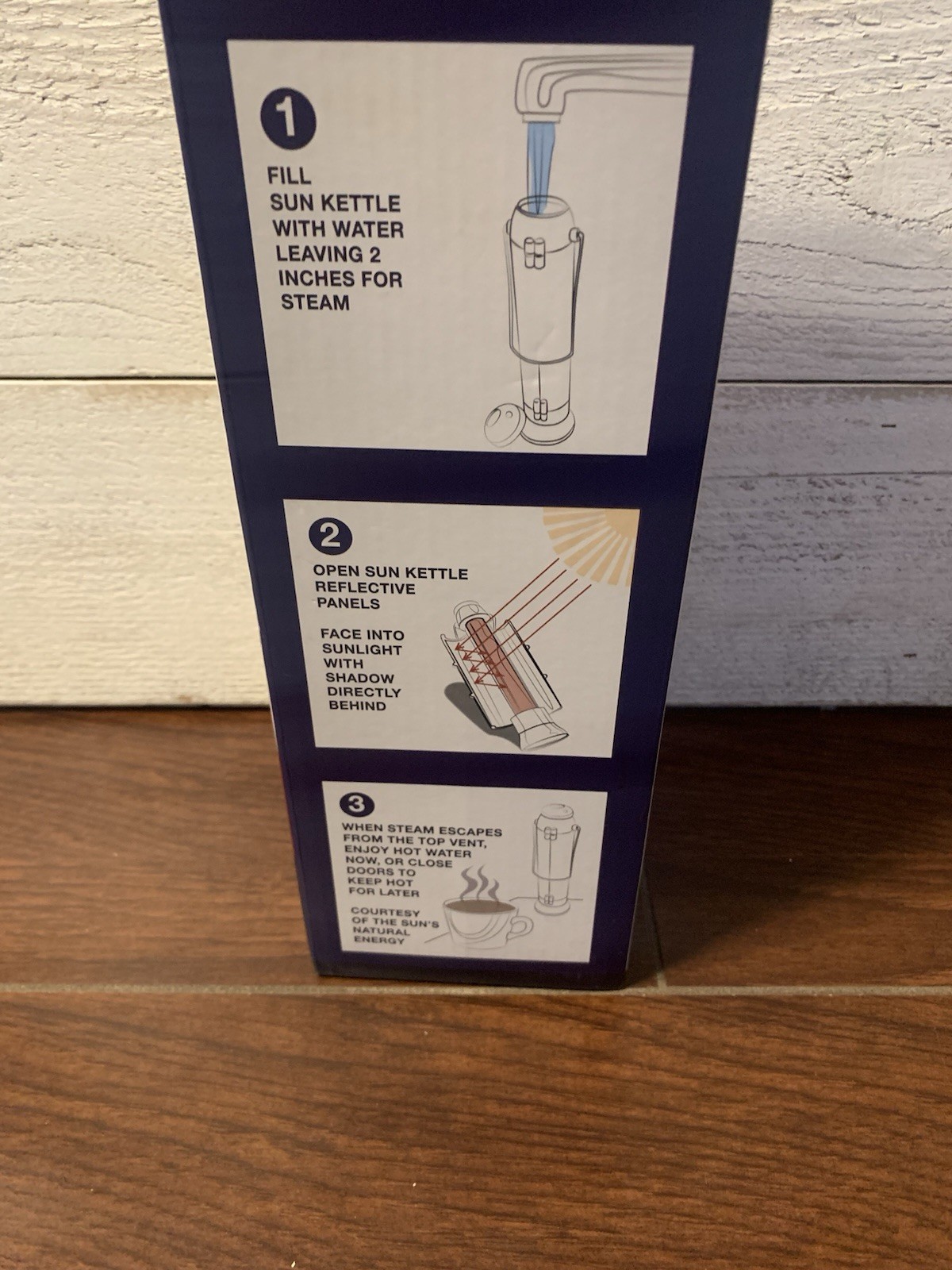 4Patriots Sun Kettle Solar Water Heater Camping & LifeStraw Purifier Emergency