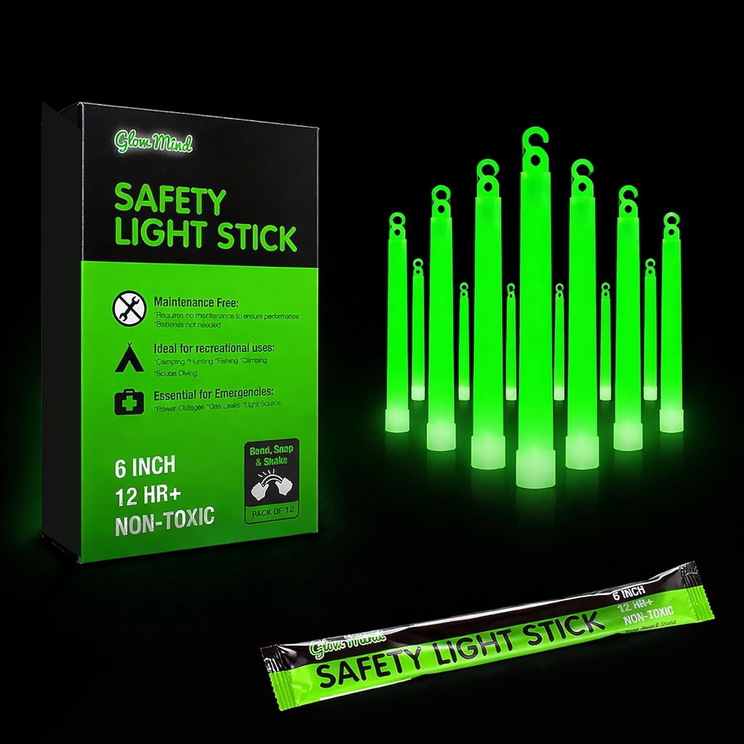 Emergency Glow Sticks 12 Hour Duration Survival