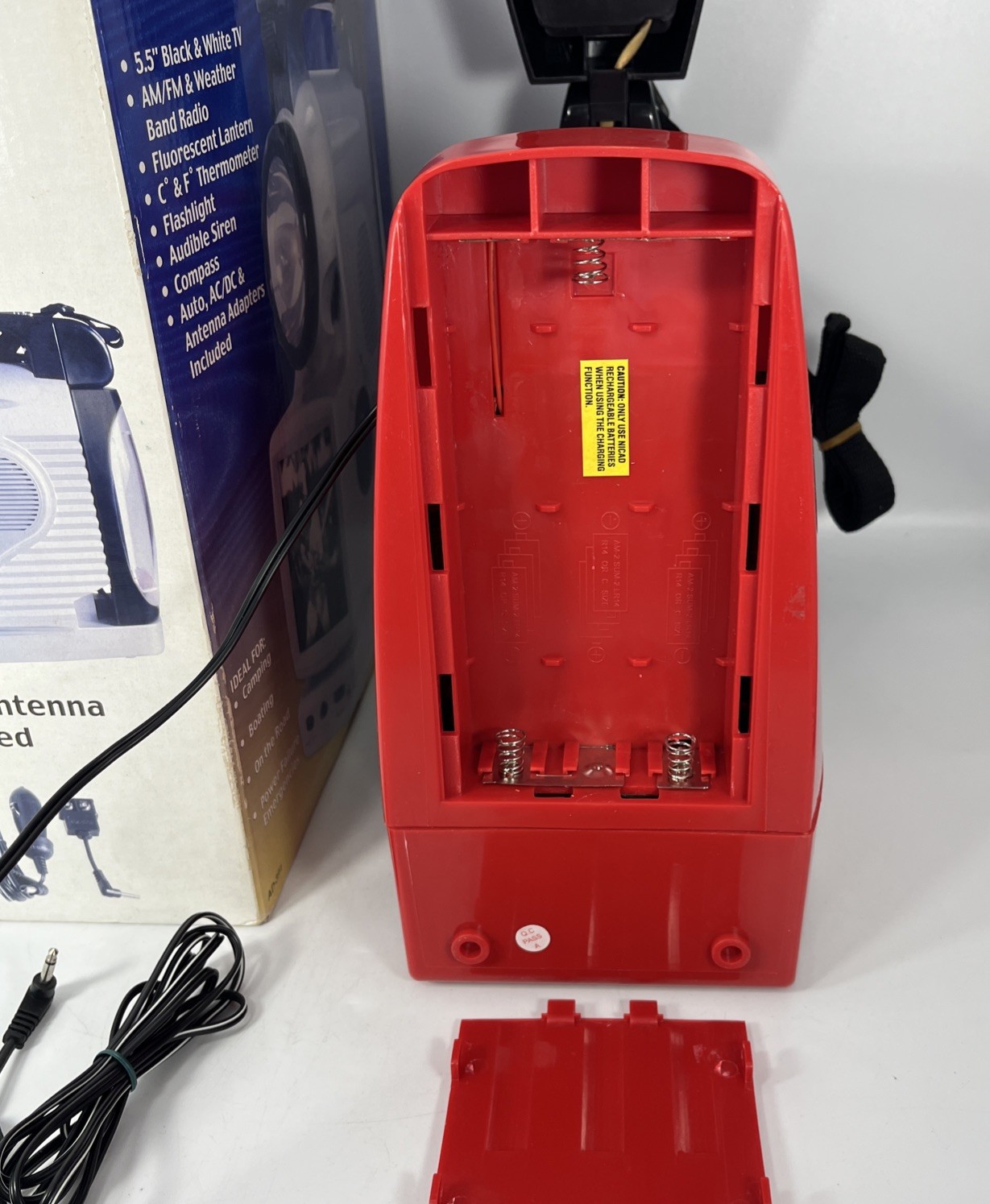 Advantage Industries Multi-Function Television & AM/FM/WB Radio W/ Lantern Siren