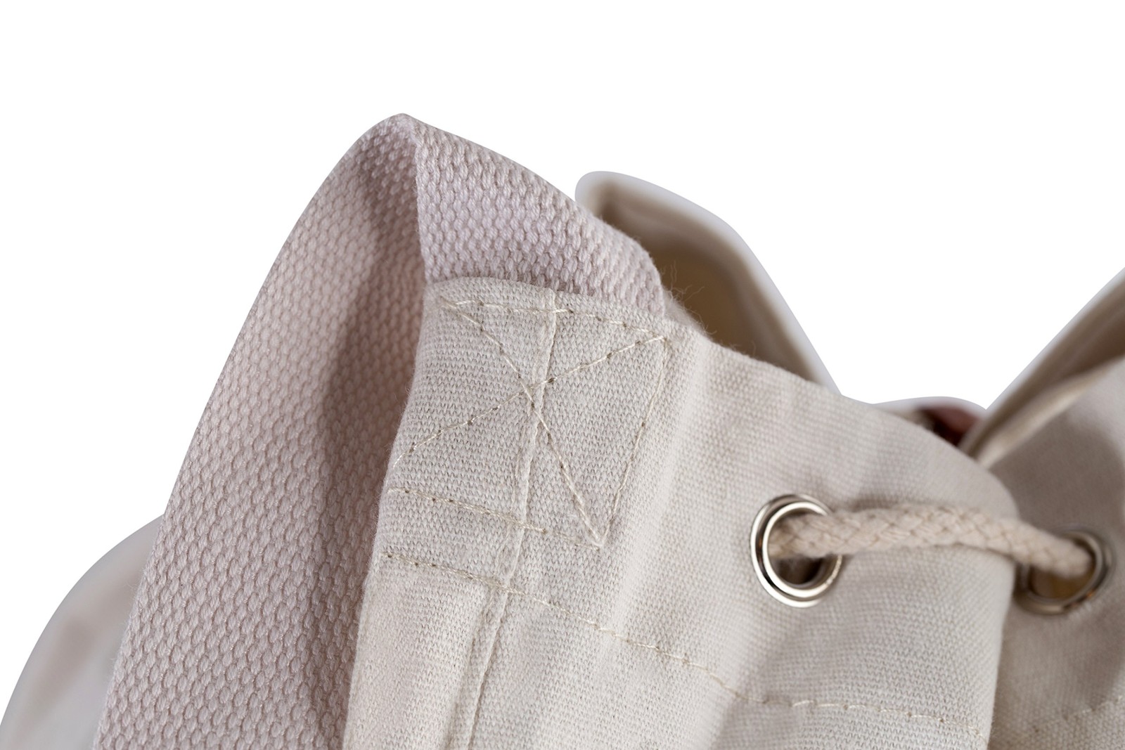 Handy Laundry Canvas Duffel Bag – Drawstring, Leather 28″ x 14″, Antique Rust