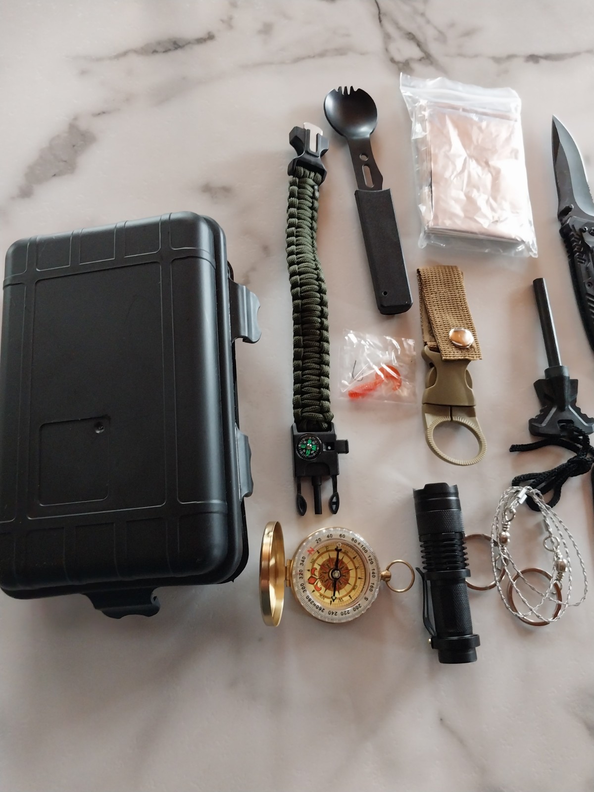 Survival Kit Emergency Gear Camping Hunting Hiking EDC Emergency Bush Craft