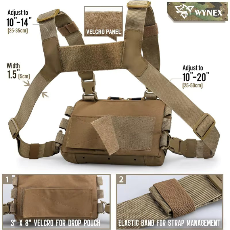 Chest Rig tactical fishing camping first aid prepper
