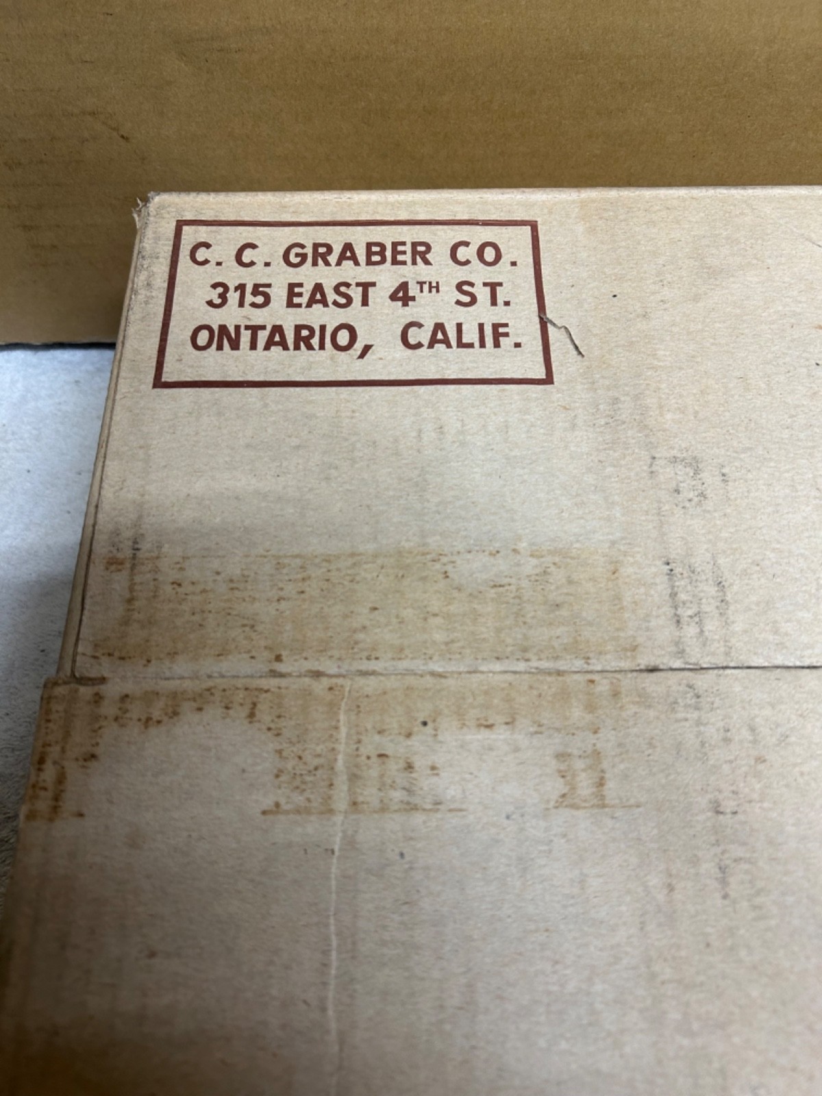 1950s Graber Olive Co. Emergency Canned Drinking Water, Sealed Case, Rare!!!