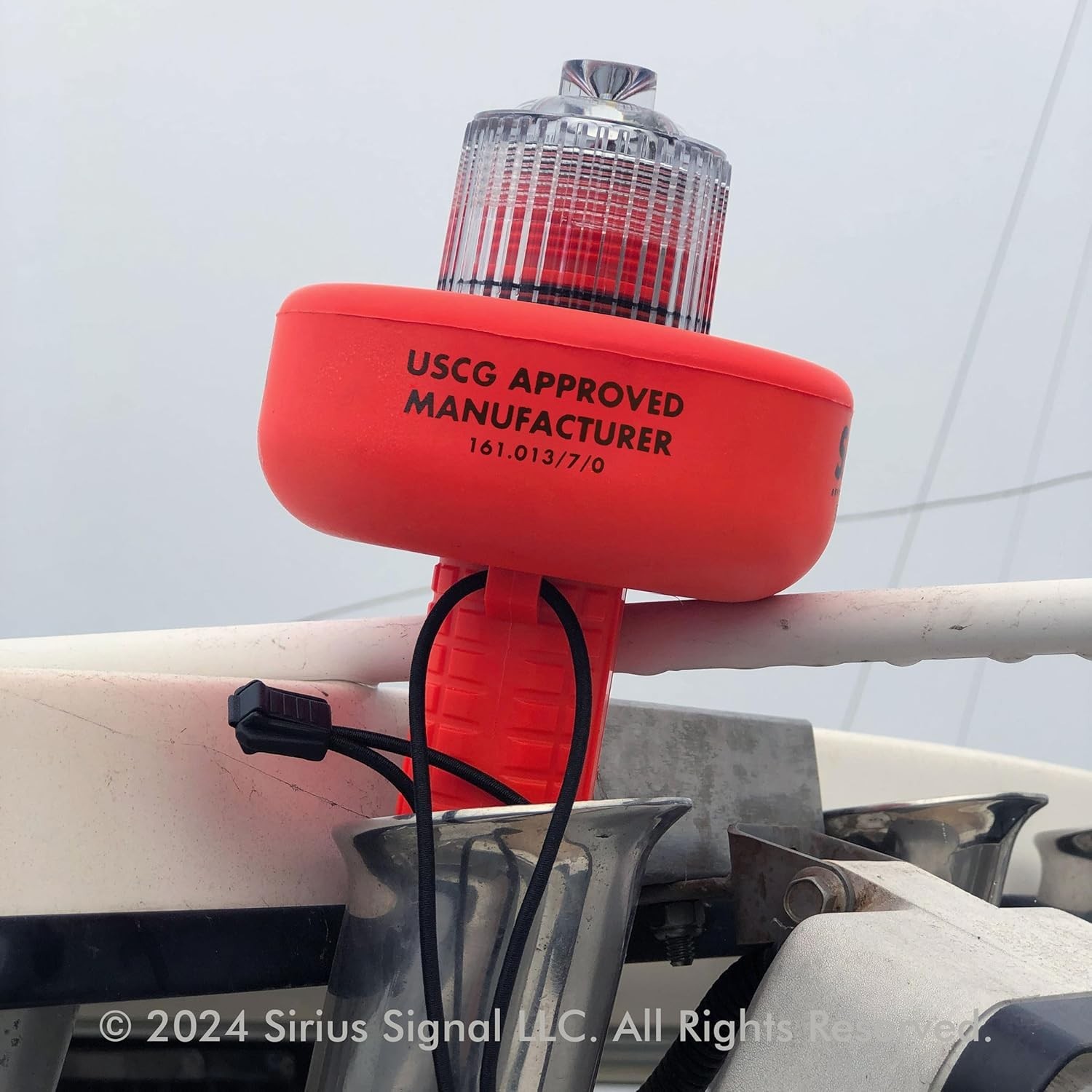 Electronic Distress Flare Flag Waterproof SOS Sea Emergency Signal USCG Approved