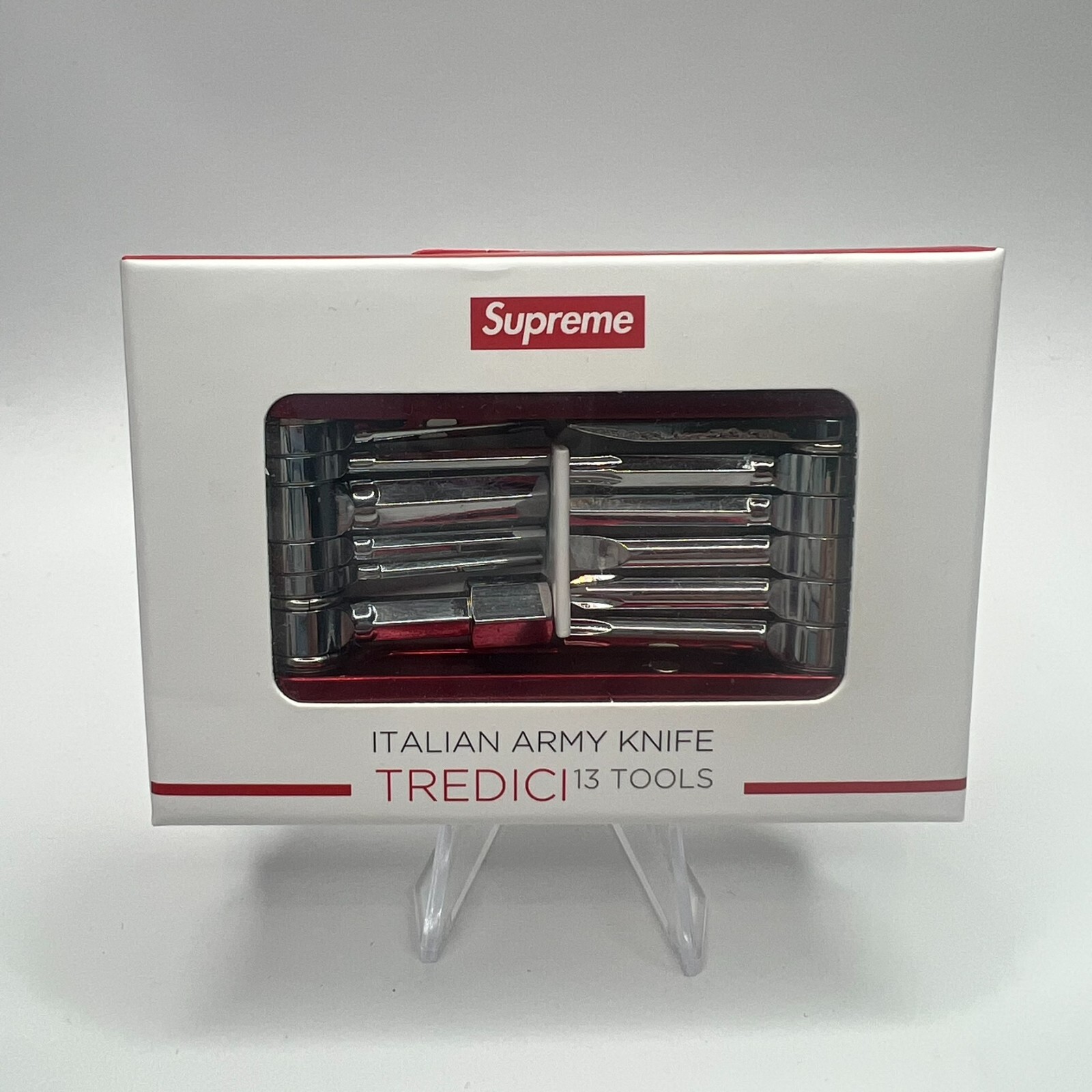 Supreme TREDICI Italian Army Knife 13 Tools – BNIB RARE