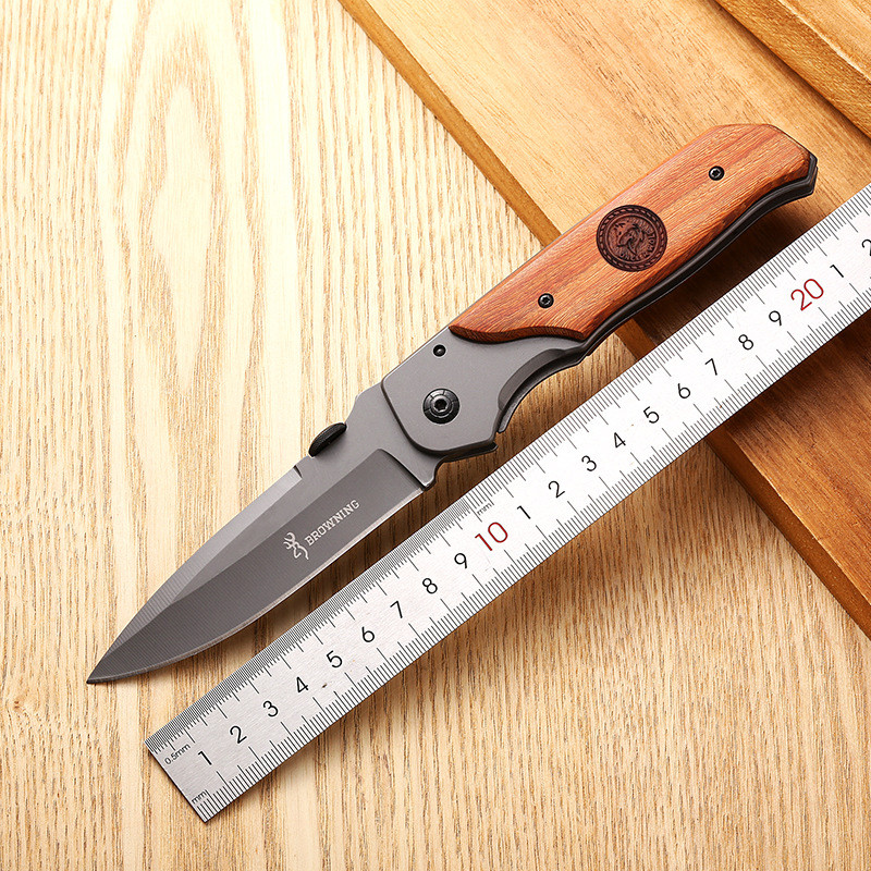Outdoor Camping survival Hunting Fishing Knife Tactical fruit Folding knife AU