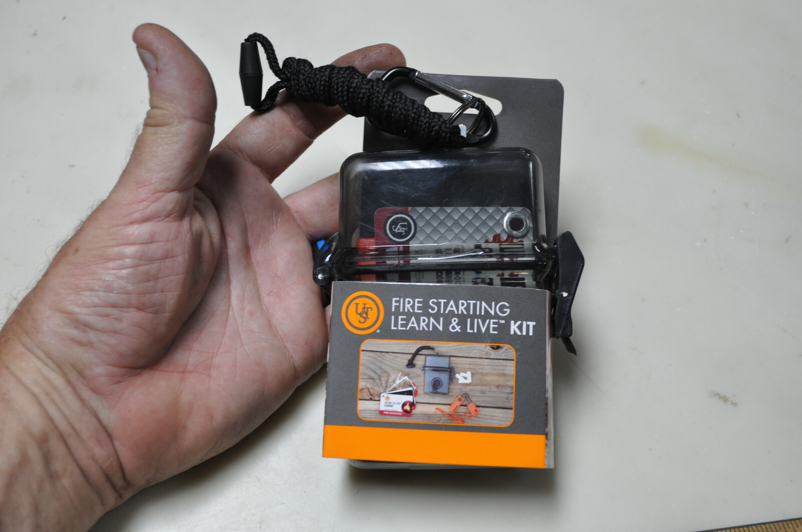 UST Learn and Live Fire Starting Kit, New Unused Cond, See Pictures for Content