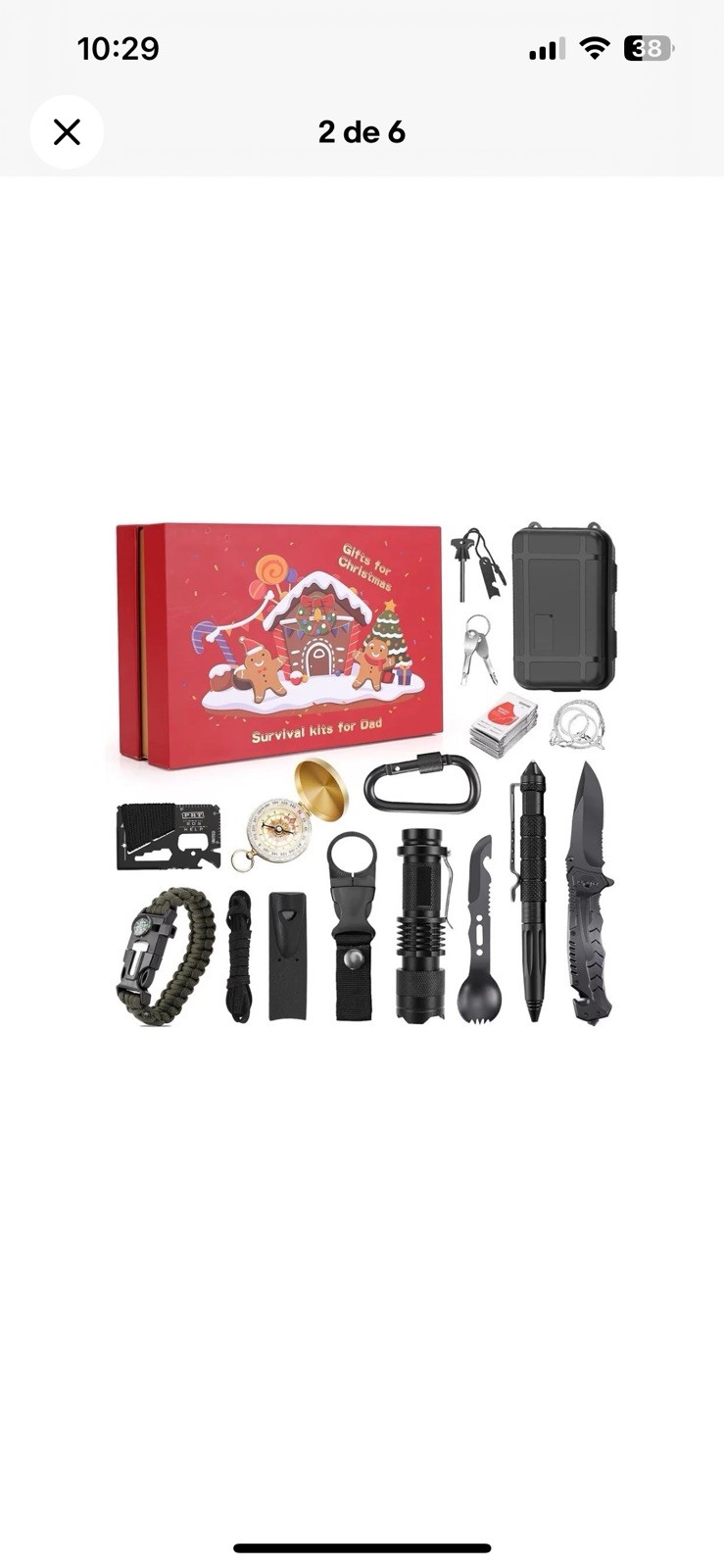 17 in 1 survival kit, survival equipment and supplies for adult men, teenagers