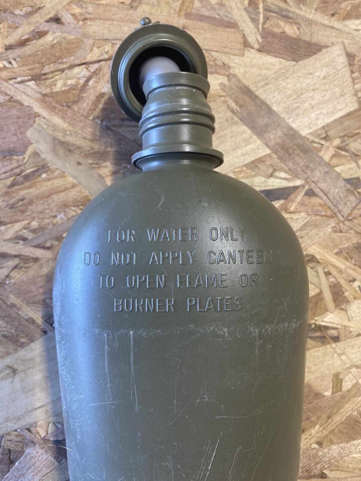 Genuine US Military 1 QT Canteen with OD Green Cover with or without Canteen Cup