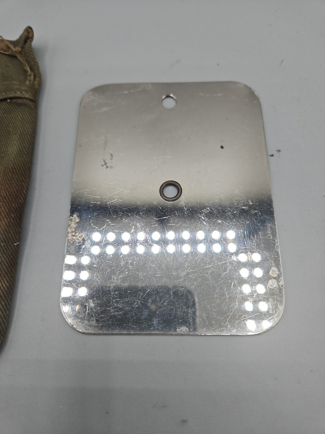 Vintage Signal Mirror Camping Backpacking