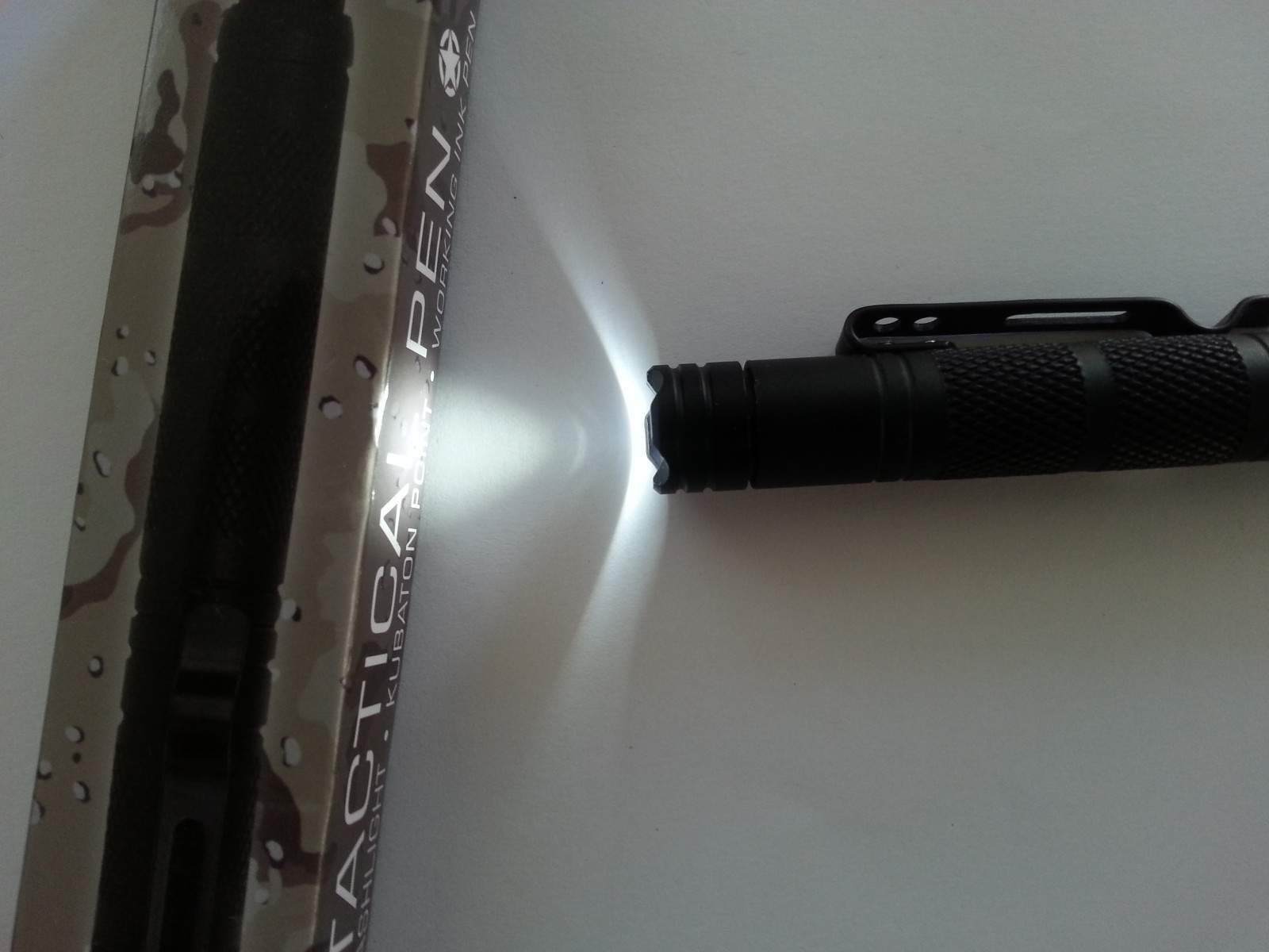 Budk Ultimate Warrior Defense Pen w/led light New Bk1969