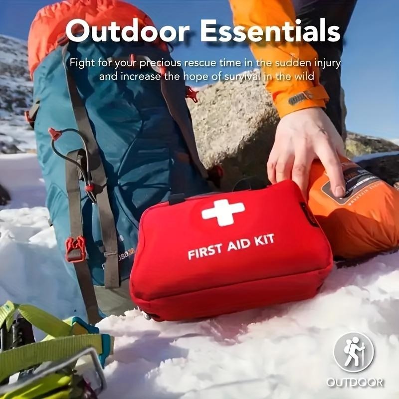 Portable First Aid Kit Small/large for Camping Hiking Hunting Emergency Use