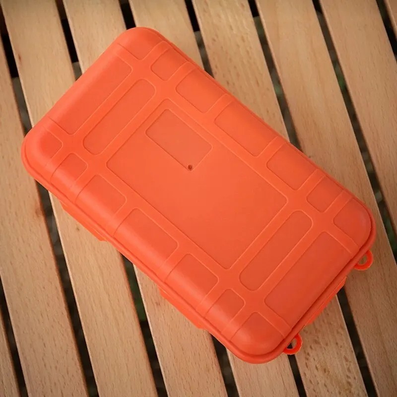 1pc EDC Waterproof Survival Storage Box Outdoor Camping Shockproof Case – NEW