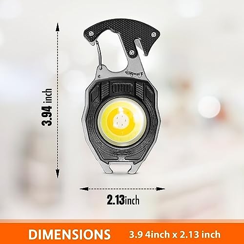 Father’s Day Gift for Dad – LED Flashlight Multitool Keychain with 1 Pack