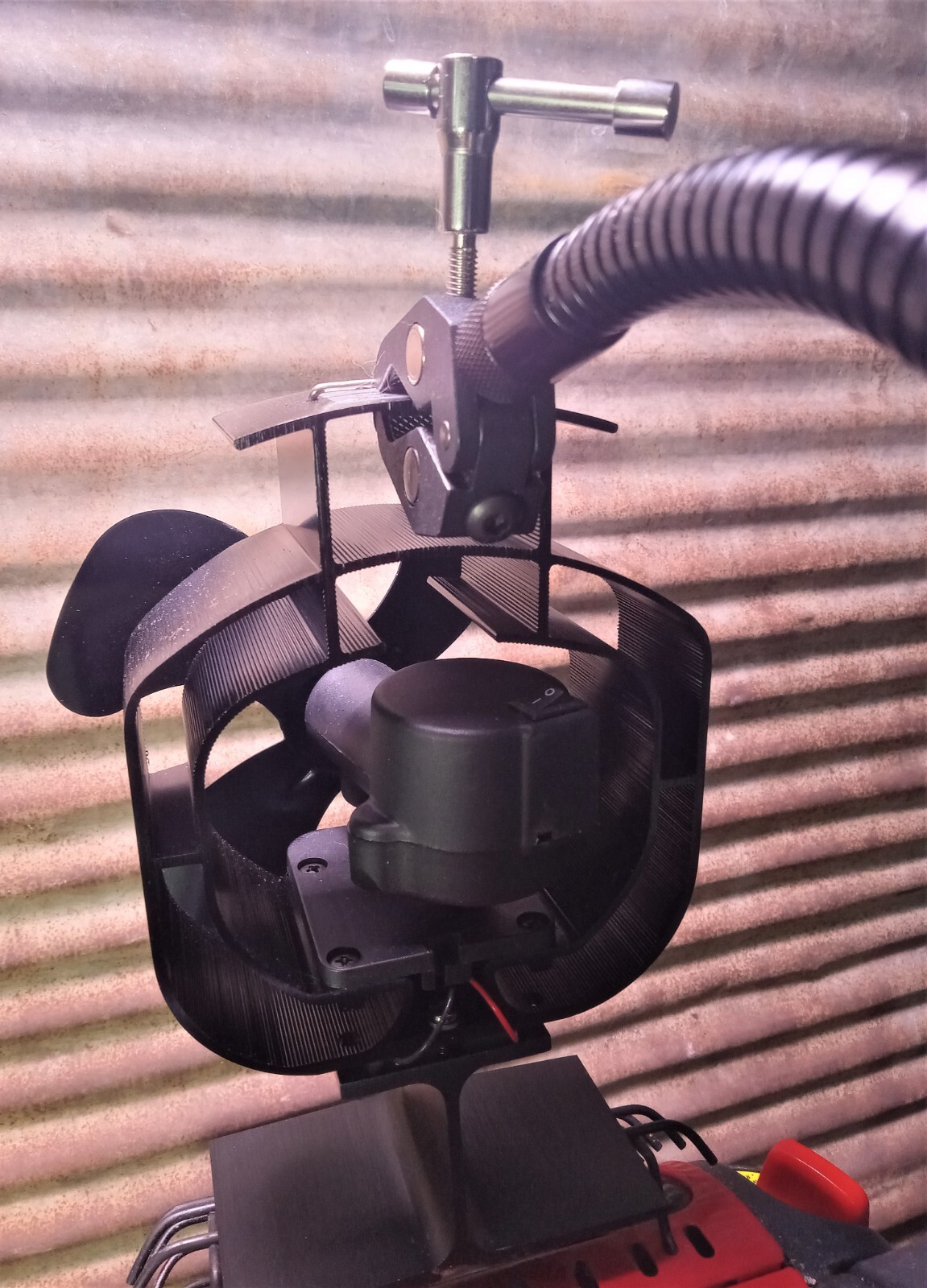 Mr. Heater “Buddy” Single Tank Wood Stove, Heat Powered Fan Mount. Custom Built.