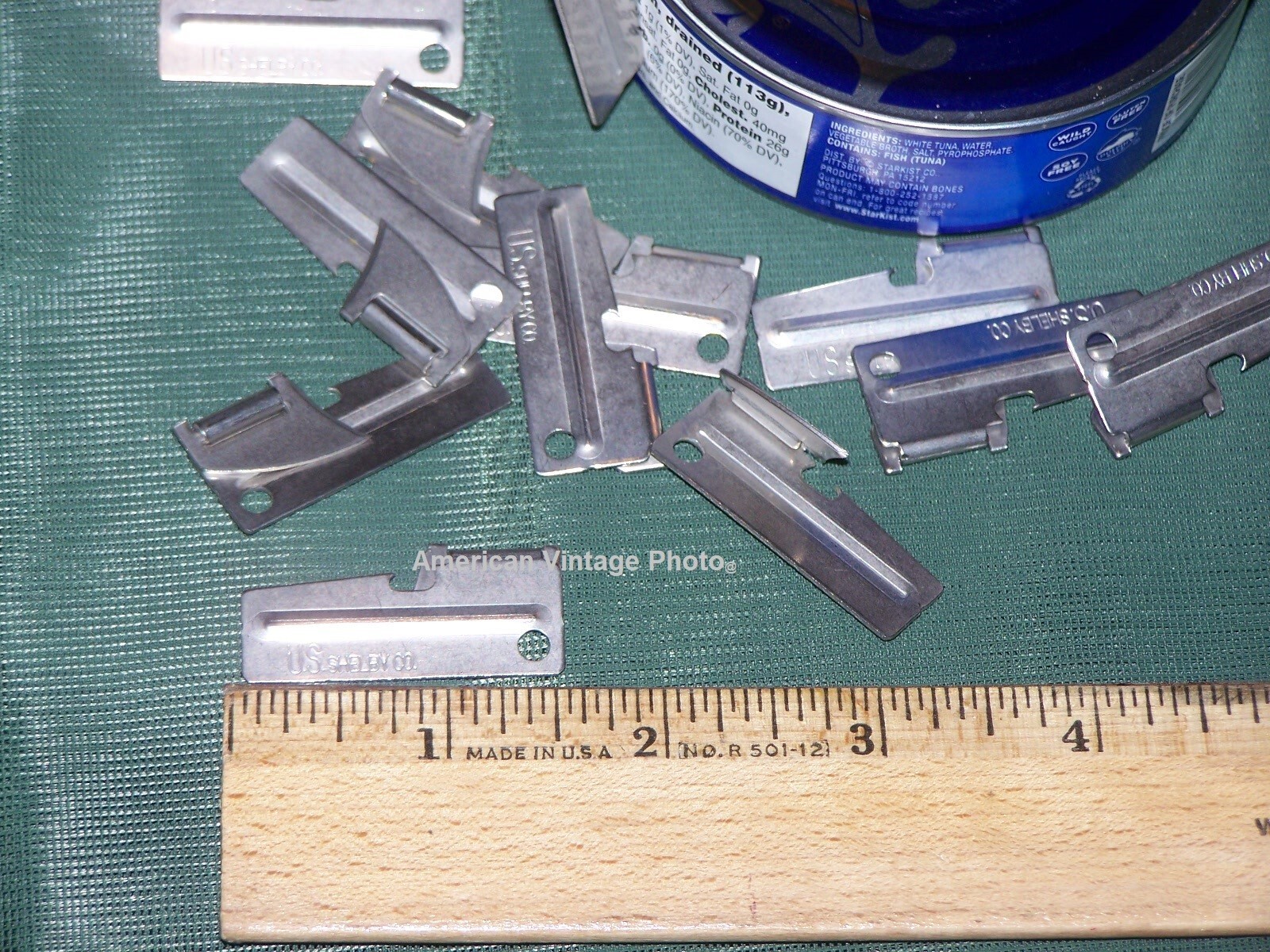 20 P38 & P51 Can Opener Shelby 10 ea + 10 Key Rings Camping Survival Military