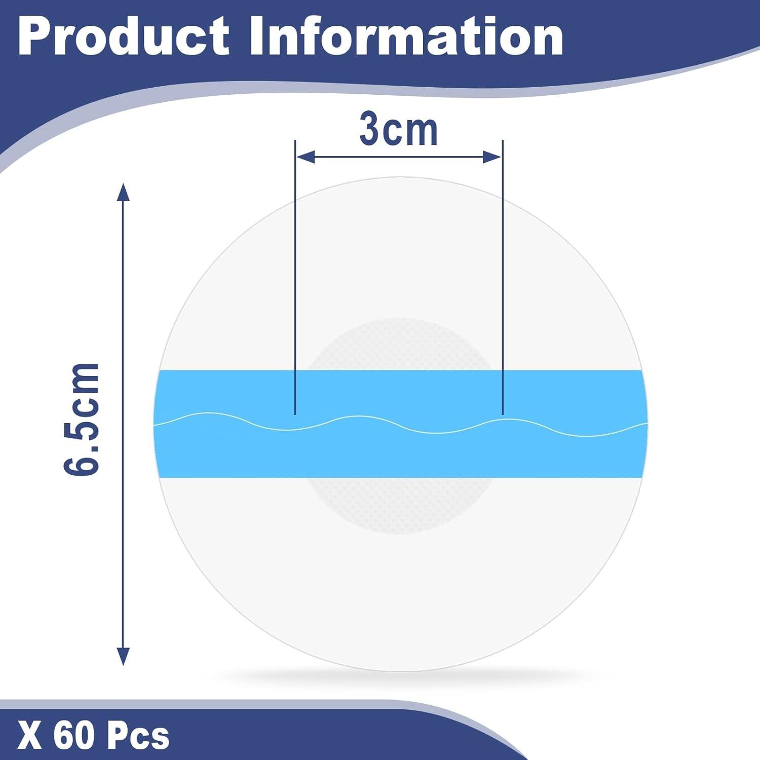 Waterproof Sensor Covers – Transparent Long-Lasting Patches (15 Days)