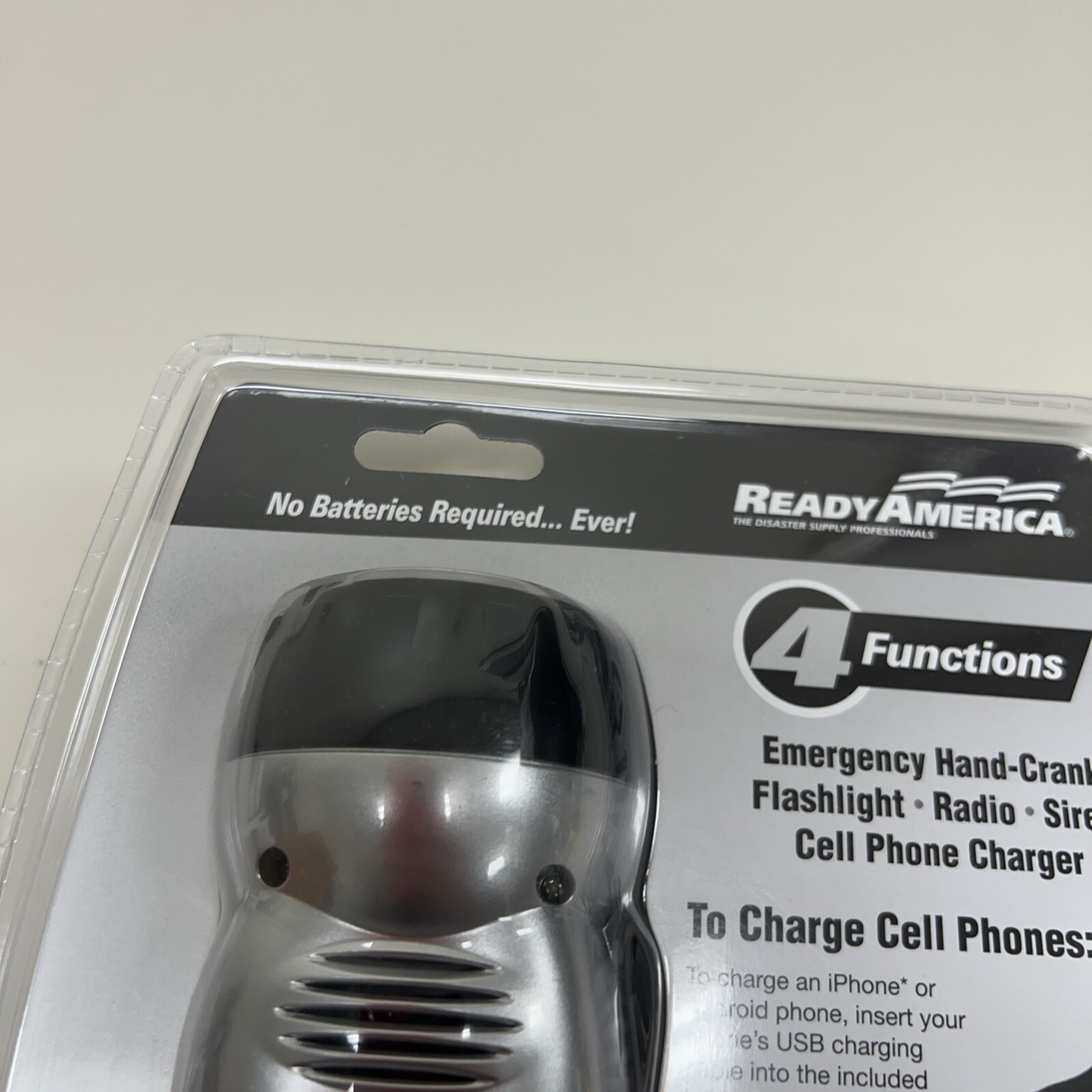 Ready America Emergency Power Station Flashlight Phone Charger Radio