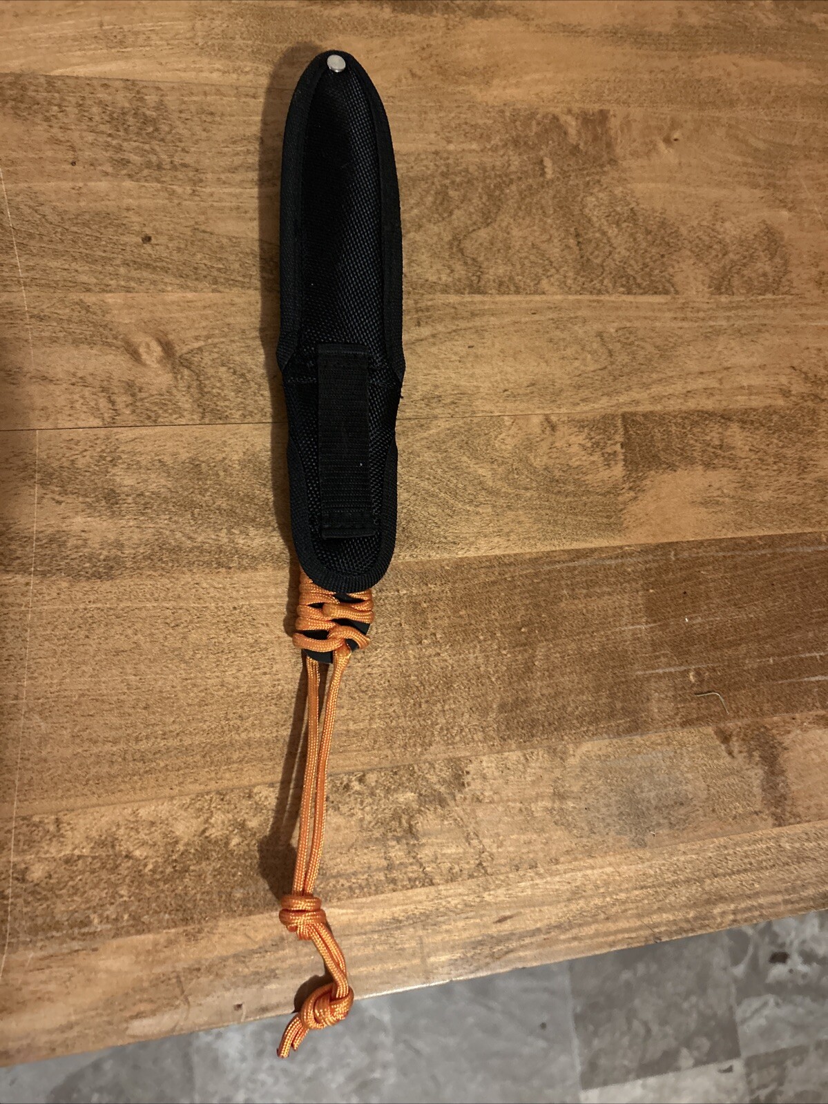 [Used] UST Woodlands Para Knife 4.0 Sheath Orange Braided Handle