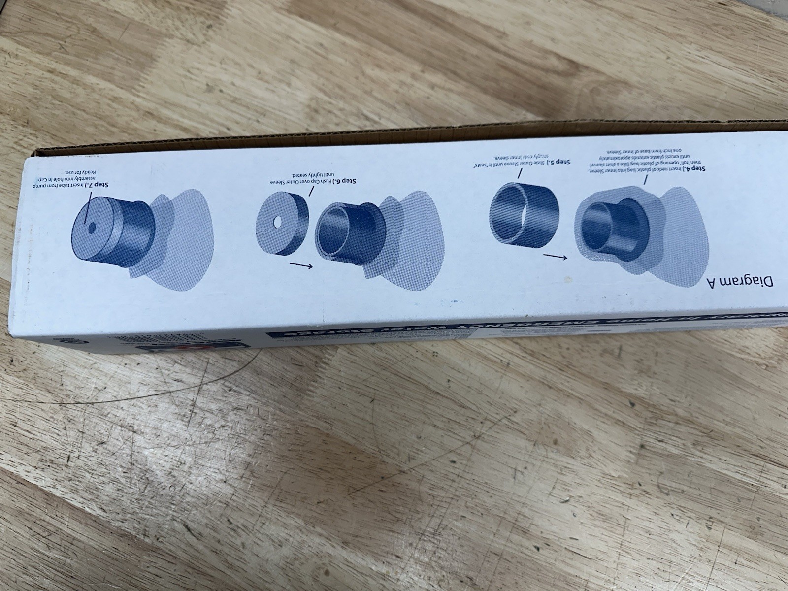 AquaPod Kit 65 gal In-Home Bathtub Emergency Water Storage Brand New Open Box