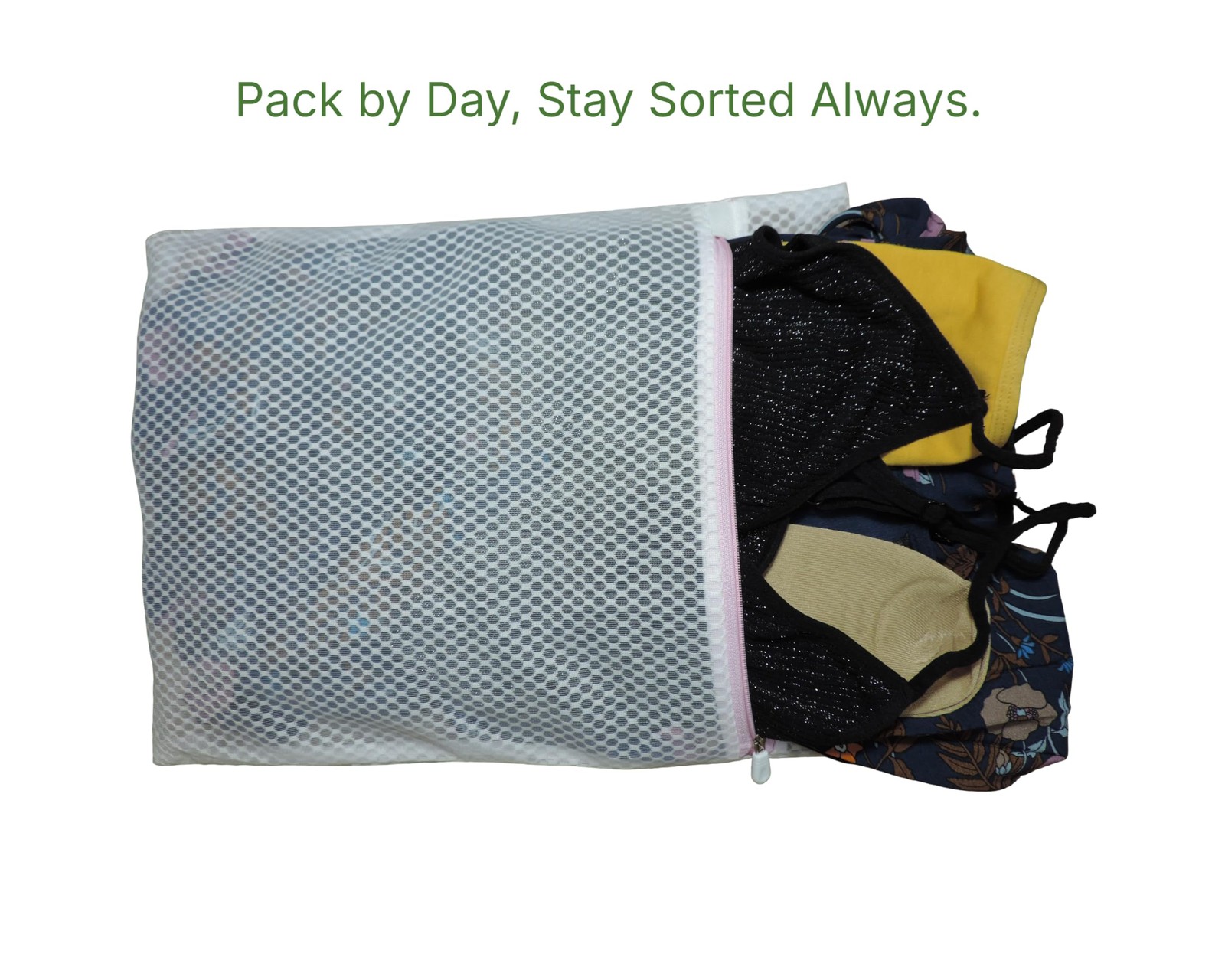 GEMLI Mesh Laundry Bags for Delicates – 3 Pack (12”×16”) M, Multi-colored