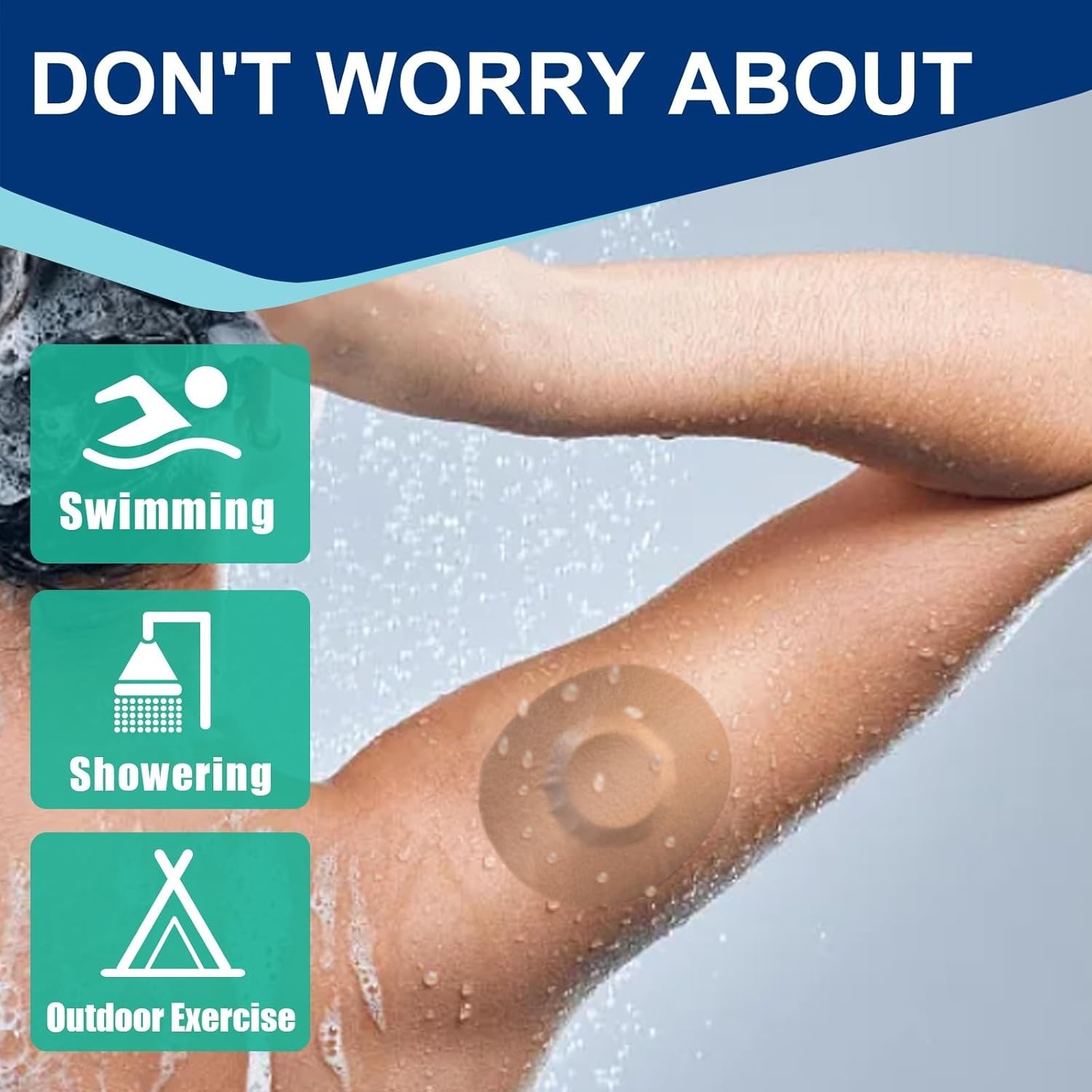 Long-Lasting Freestyle Libre Sensor Patches – 10 Pack Waterproof Comfort Covers