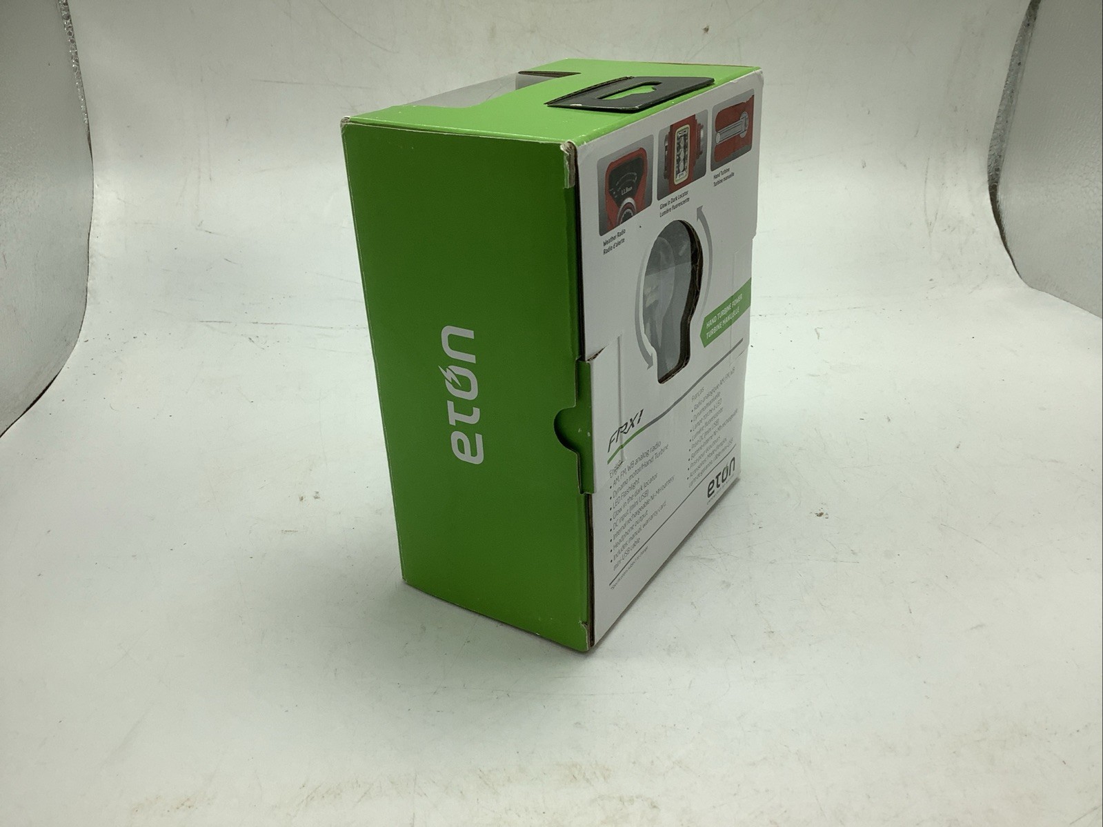 LL Bean Eton FRX1 Hand Turbine AM FM Weather Radio LED Flashlight Hand Crank!