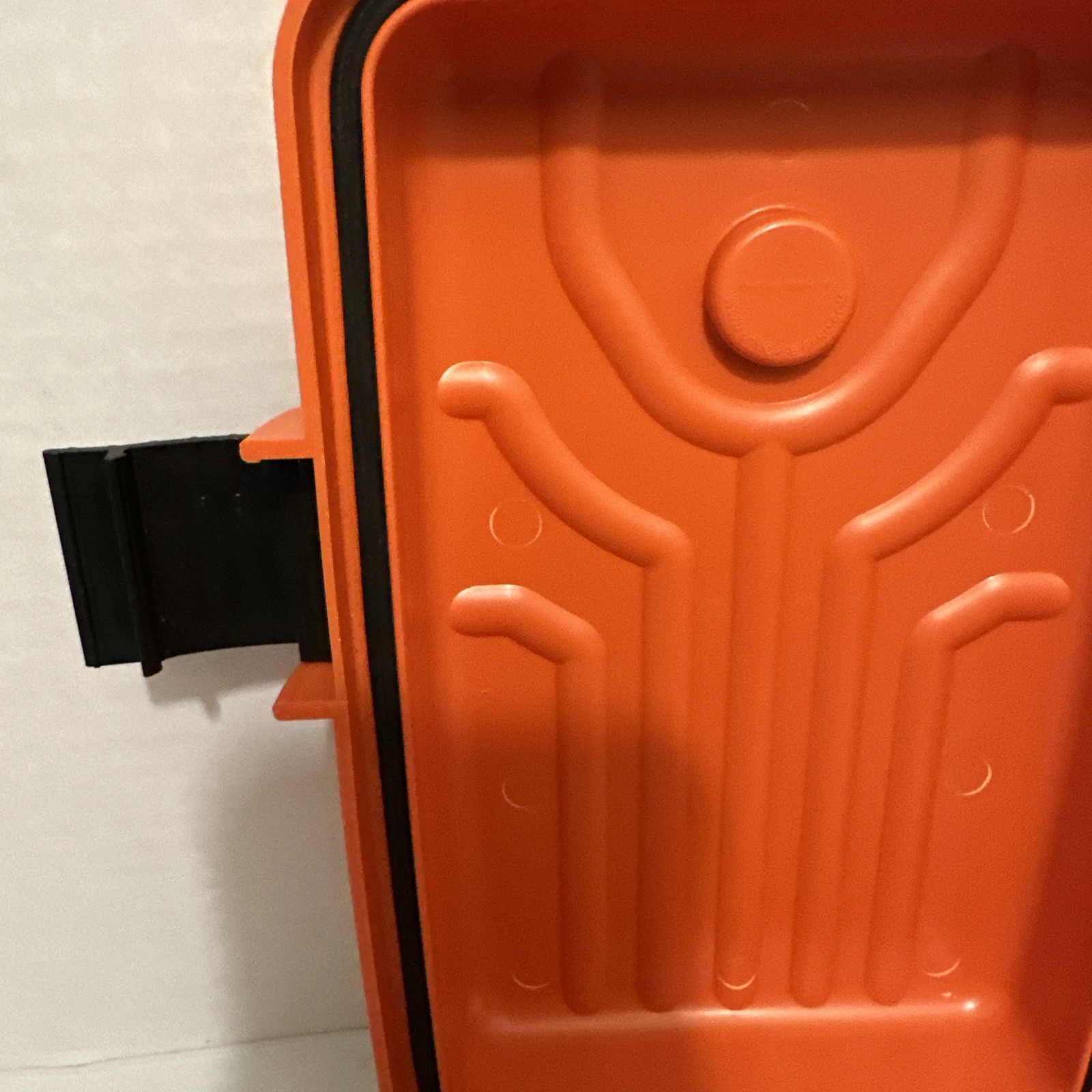 Orange MTM Survivor Dry Box with O-Ring Seal Compass Made In The Usa