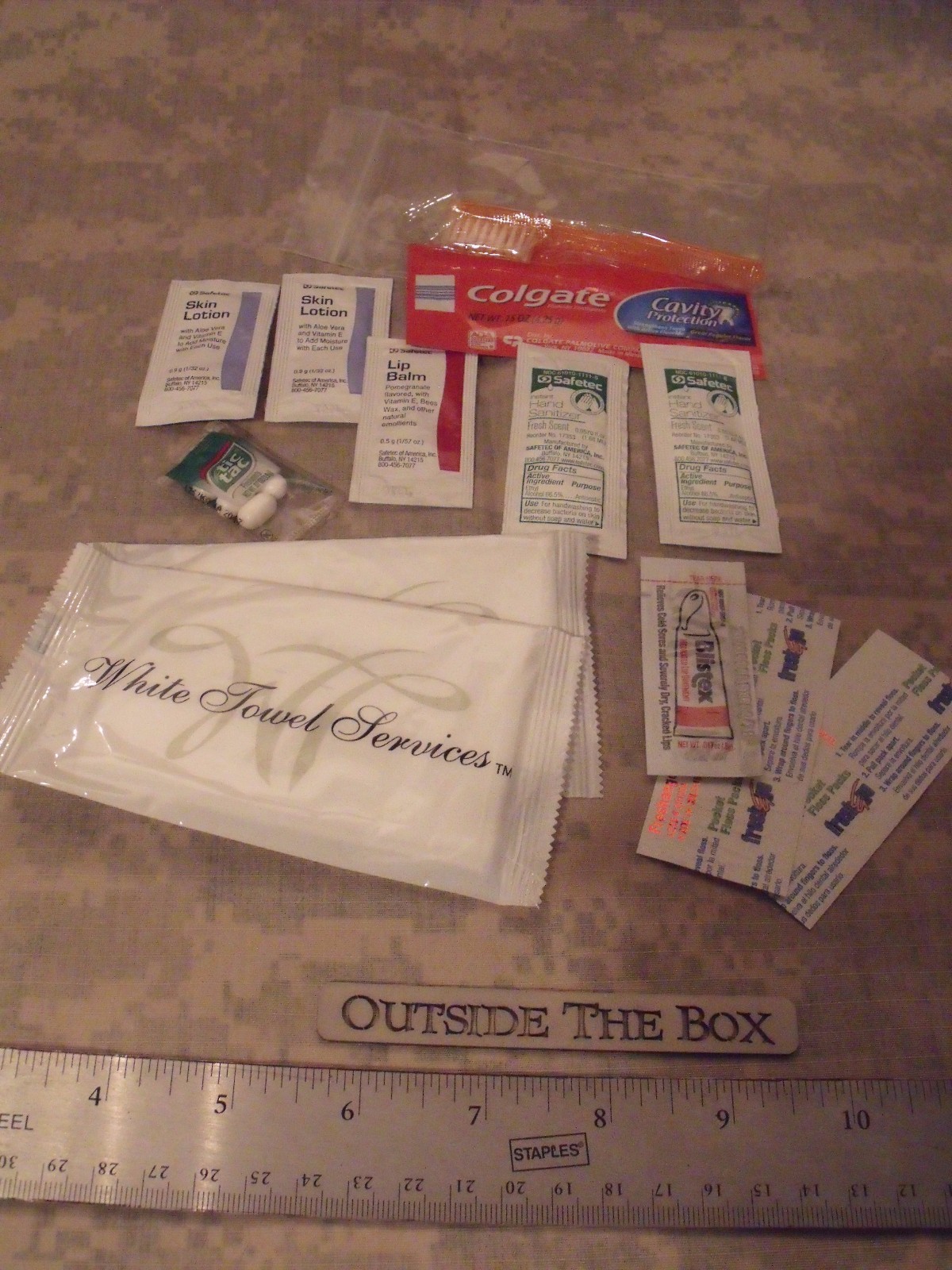 Emergency/Survival: “Travel Amenity Kit” Gear for Comfort and Hygiene, 25+ Items