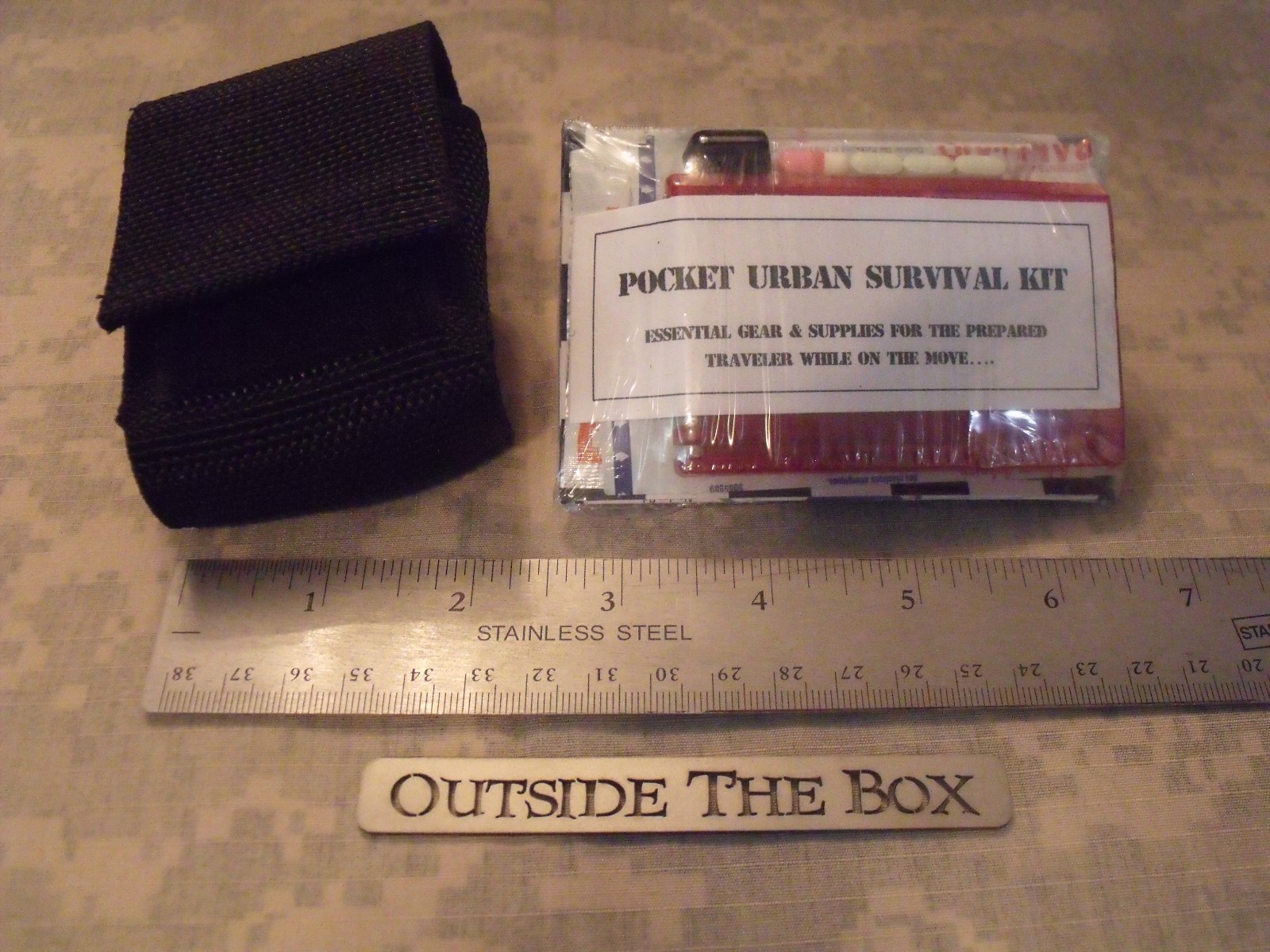 NEW! “Pocket Urban Survival Kit” Manhattan Map, Knife, Whistle, Compass & MORE