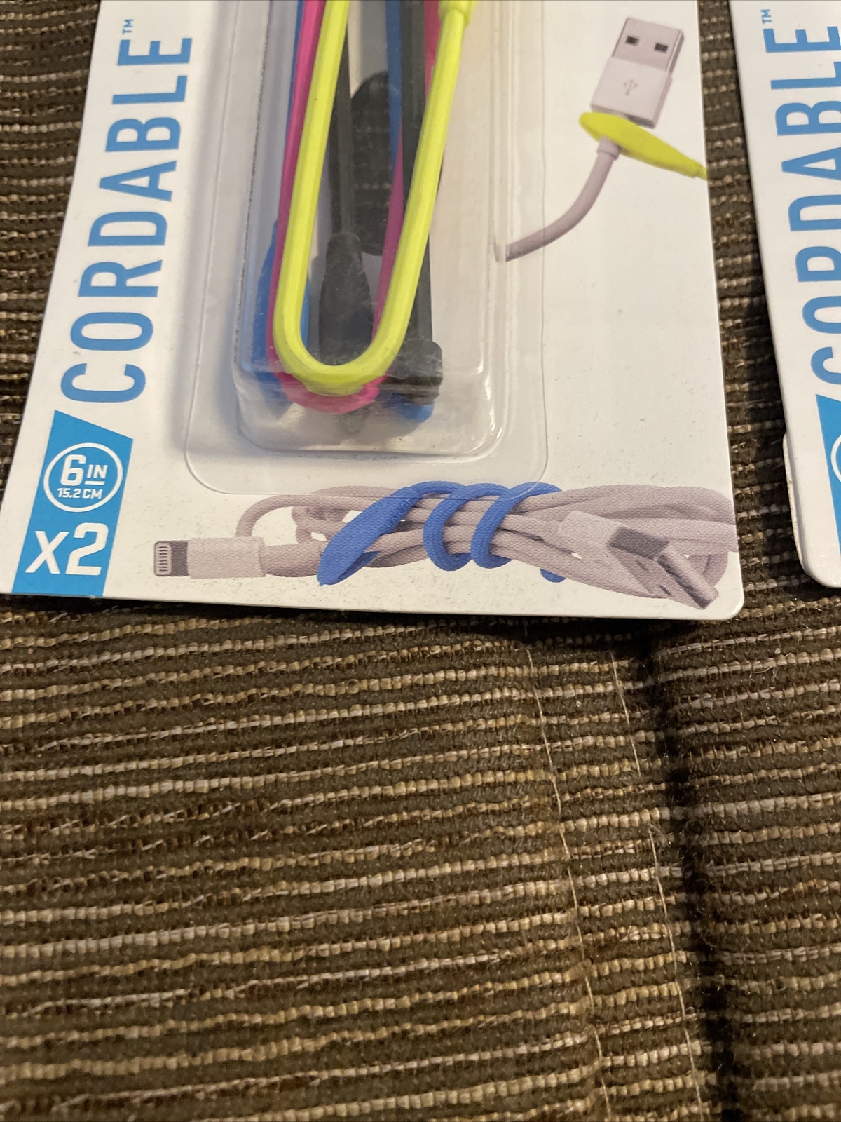 2X Nite Ize Gear Tie Reusable Rubber Twist Tie Assorted Colors New