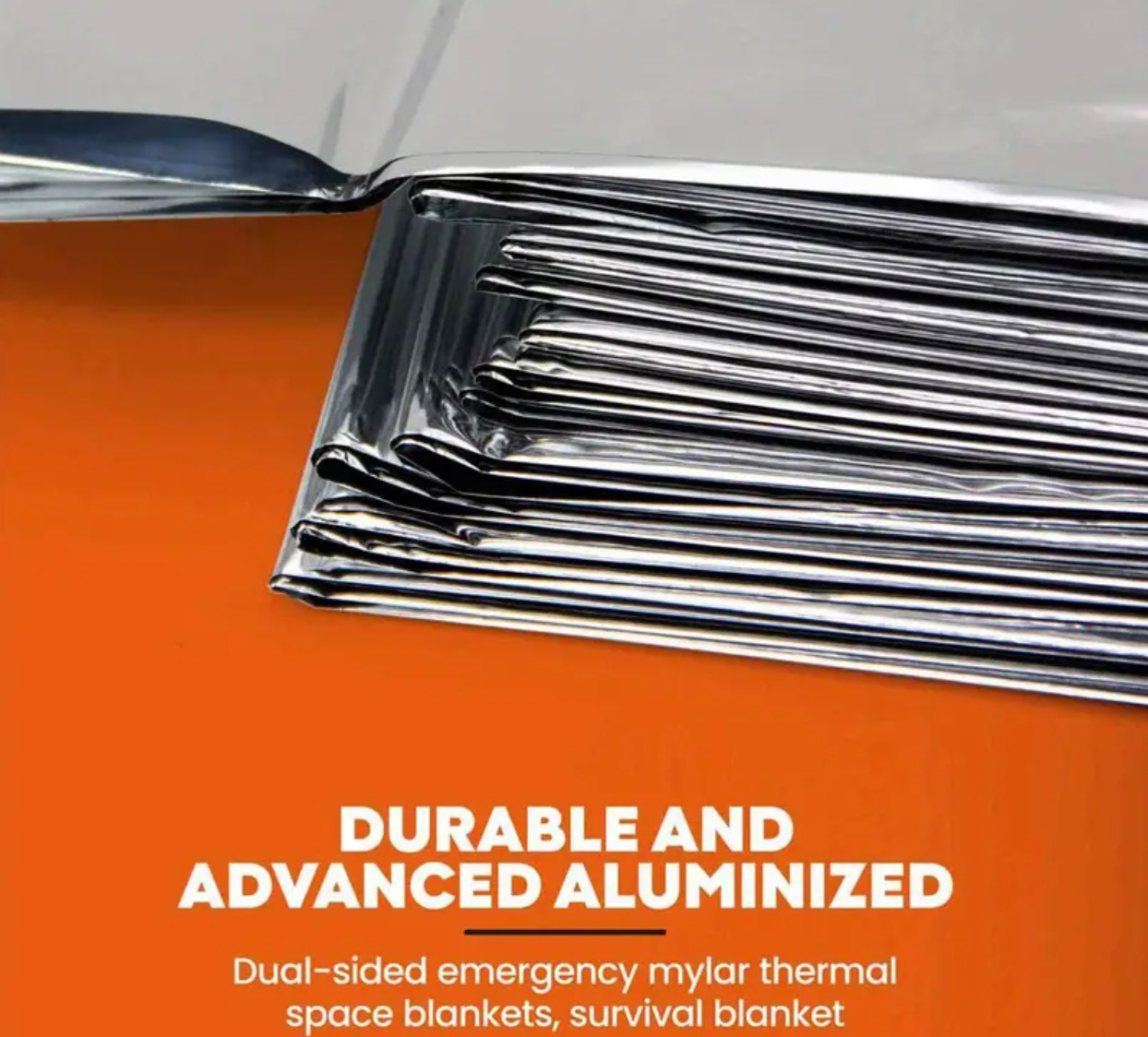 10 Pack Emergency Blanket Thermal Insulation Mylar Survival Safety Heat 54″x 82″