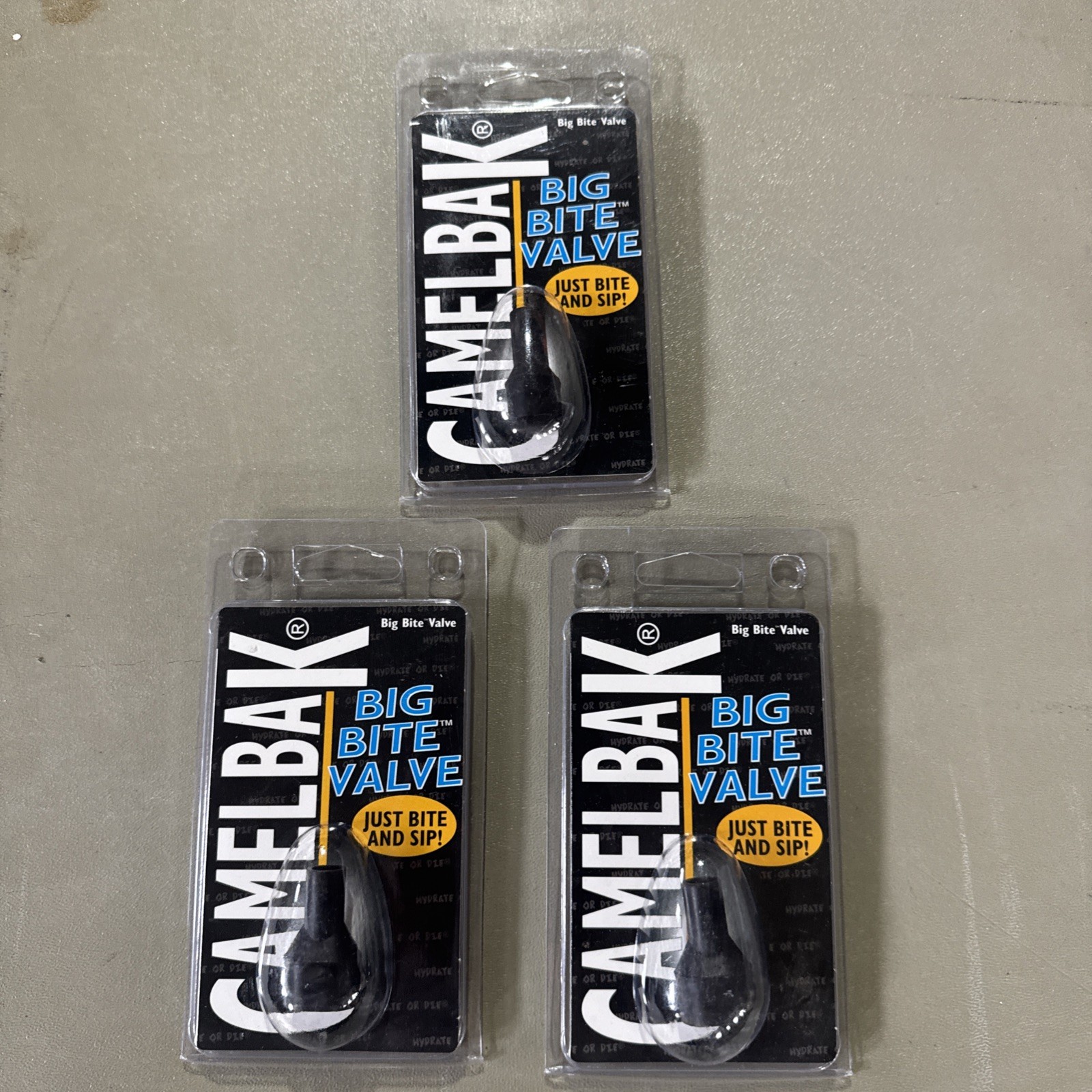 3 New Camelbak Big Bite Valve SKU 9410 Black