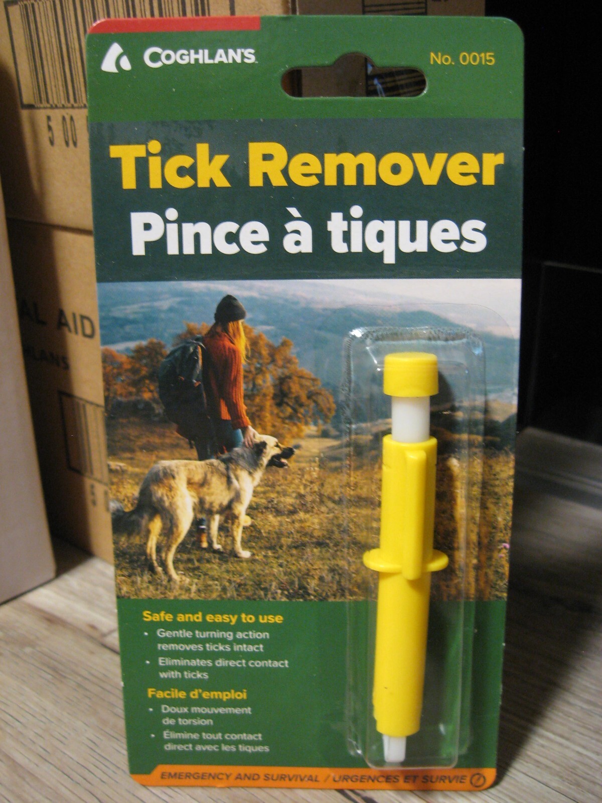 Coghlan’s Tick Remover Tool – Removes Ticks Intact – No Direct Contact – 0015