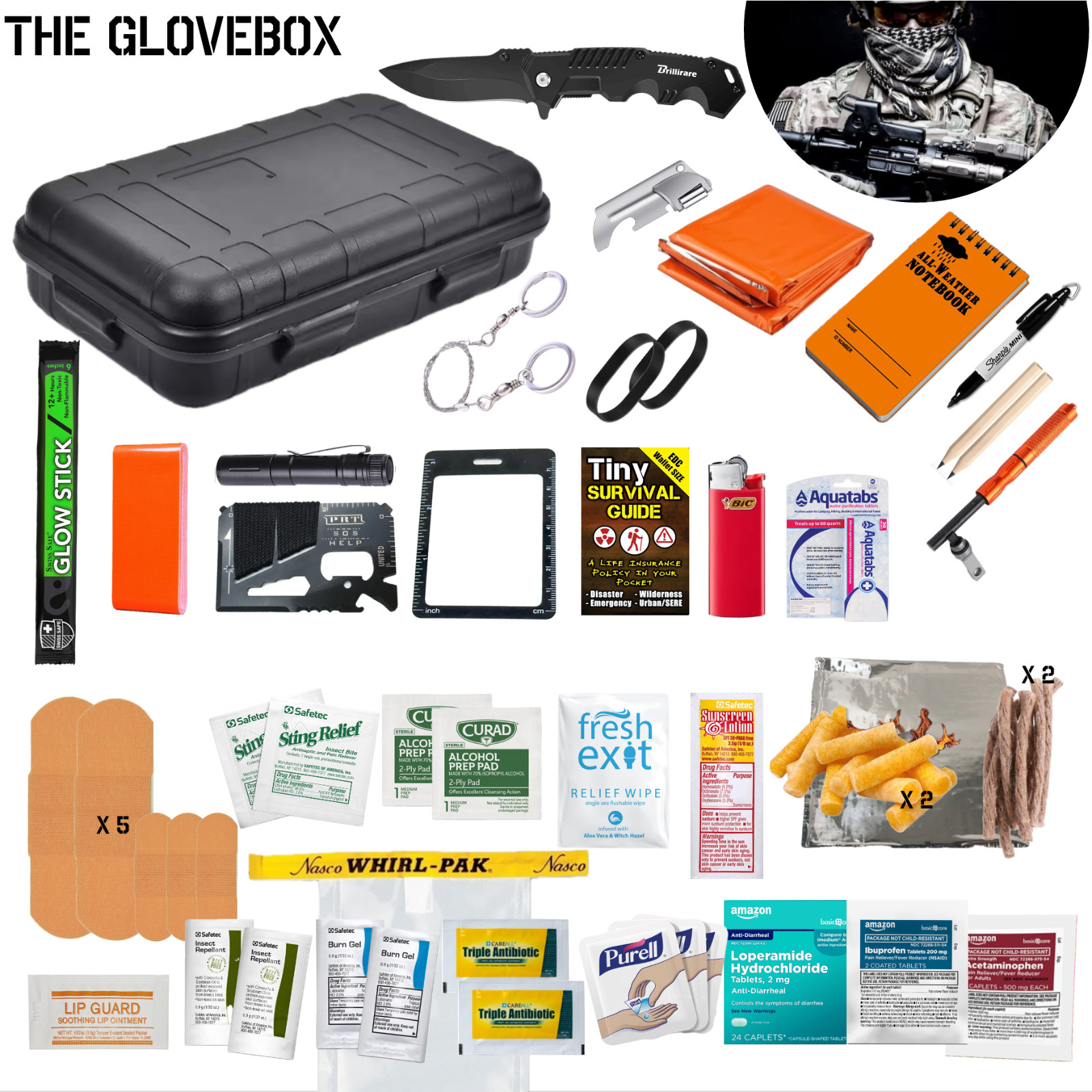 Emergency / Survival / EDC / First Aid Kit / Vehicle
