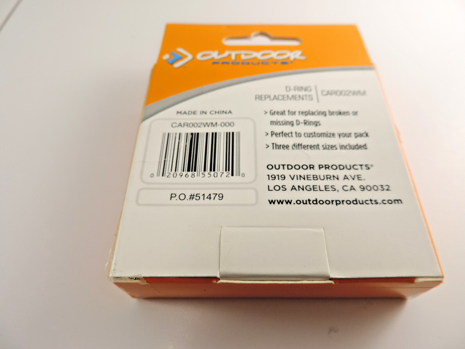 Outdoor Products D-Ring Replacements 3 Pieces CAR002WM-000